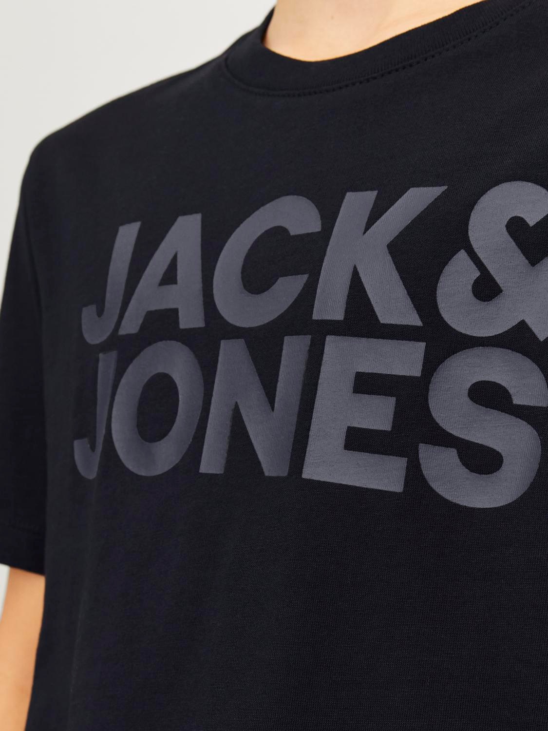 Jack & Jones Junior Rundhalsshirt »JJECORP LOGO TEE SS O-NECK NOOS JNR«