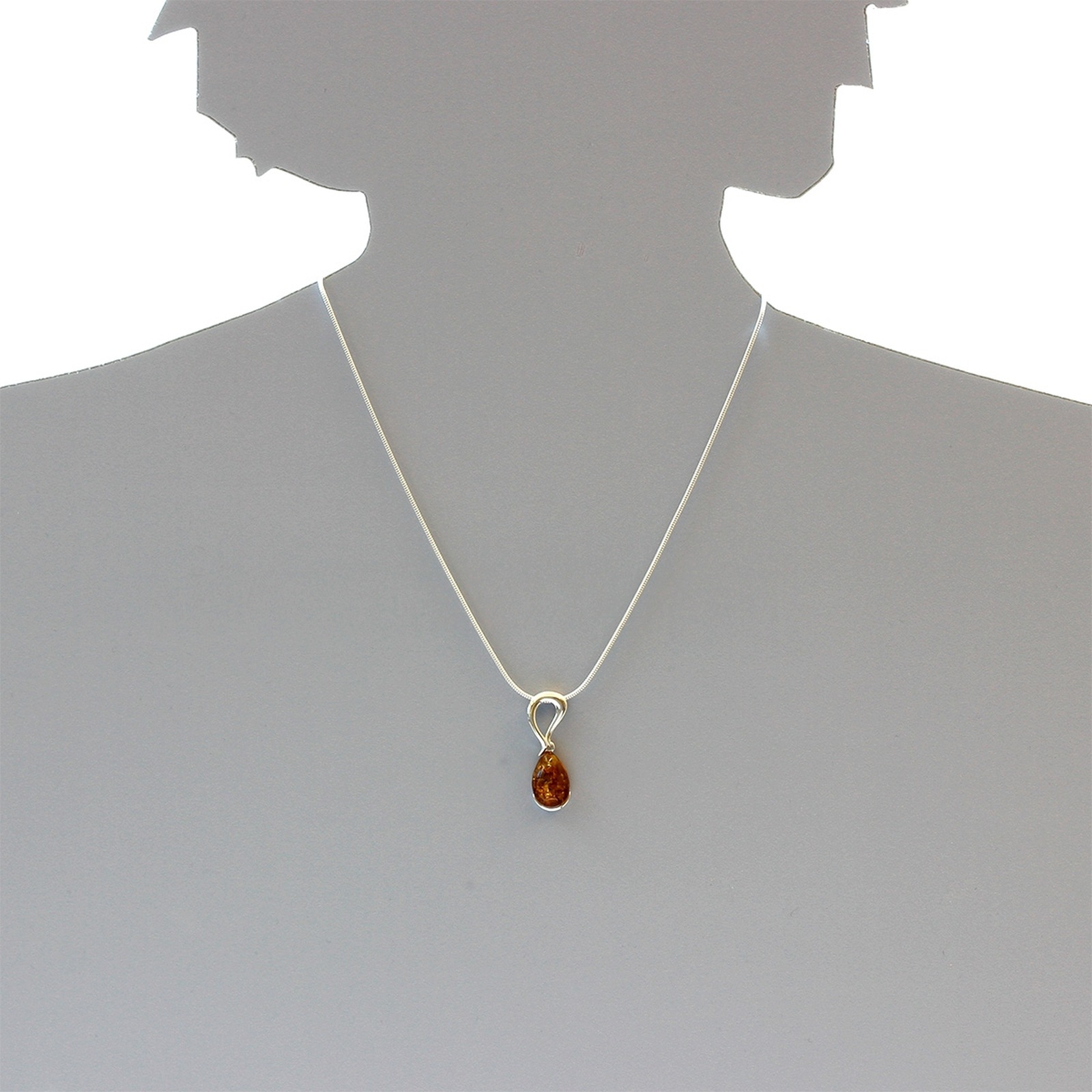 OSTSEE-SCHMUCK Kettenanhänger »- Milly - Silber 925/000 - Bernstein«