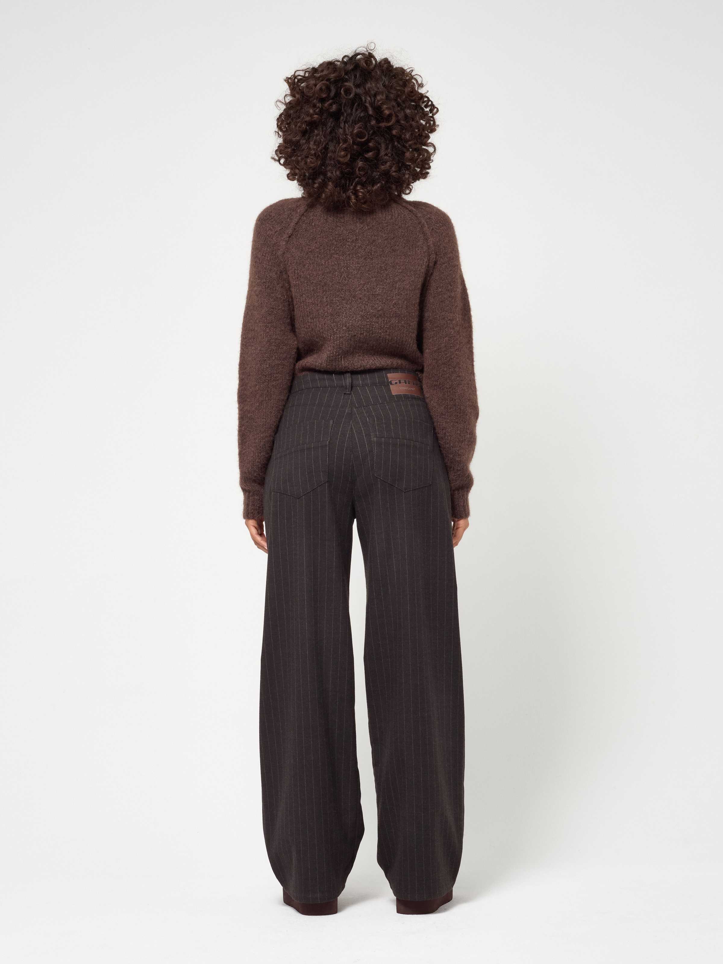 GANG Bundfaltenhose »94SILVIA WIDE«  mit hoher Taille