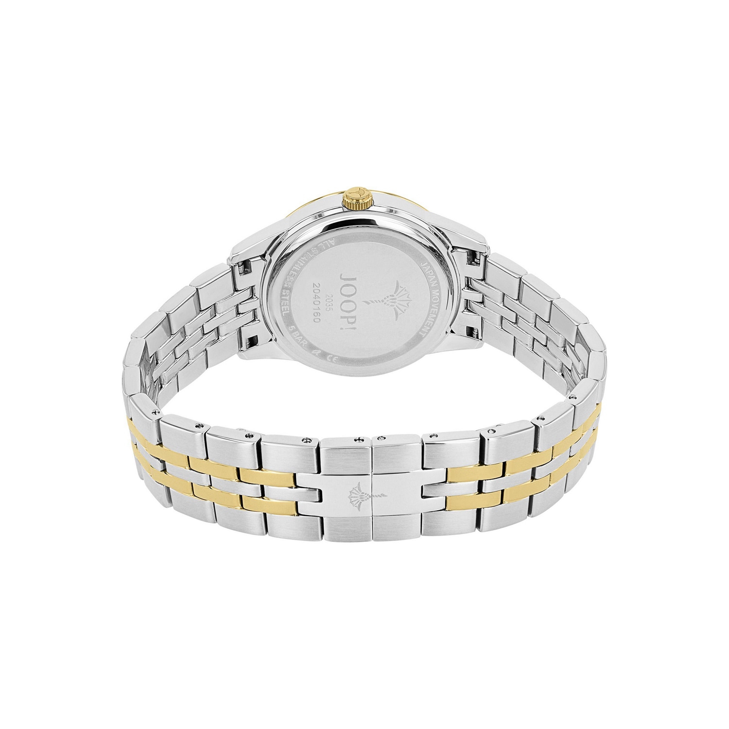 JOOP! Quarzuhr Armbanduhr, Damenuhr, Edelstahlarmband, analog