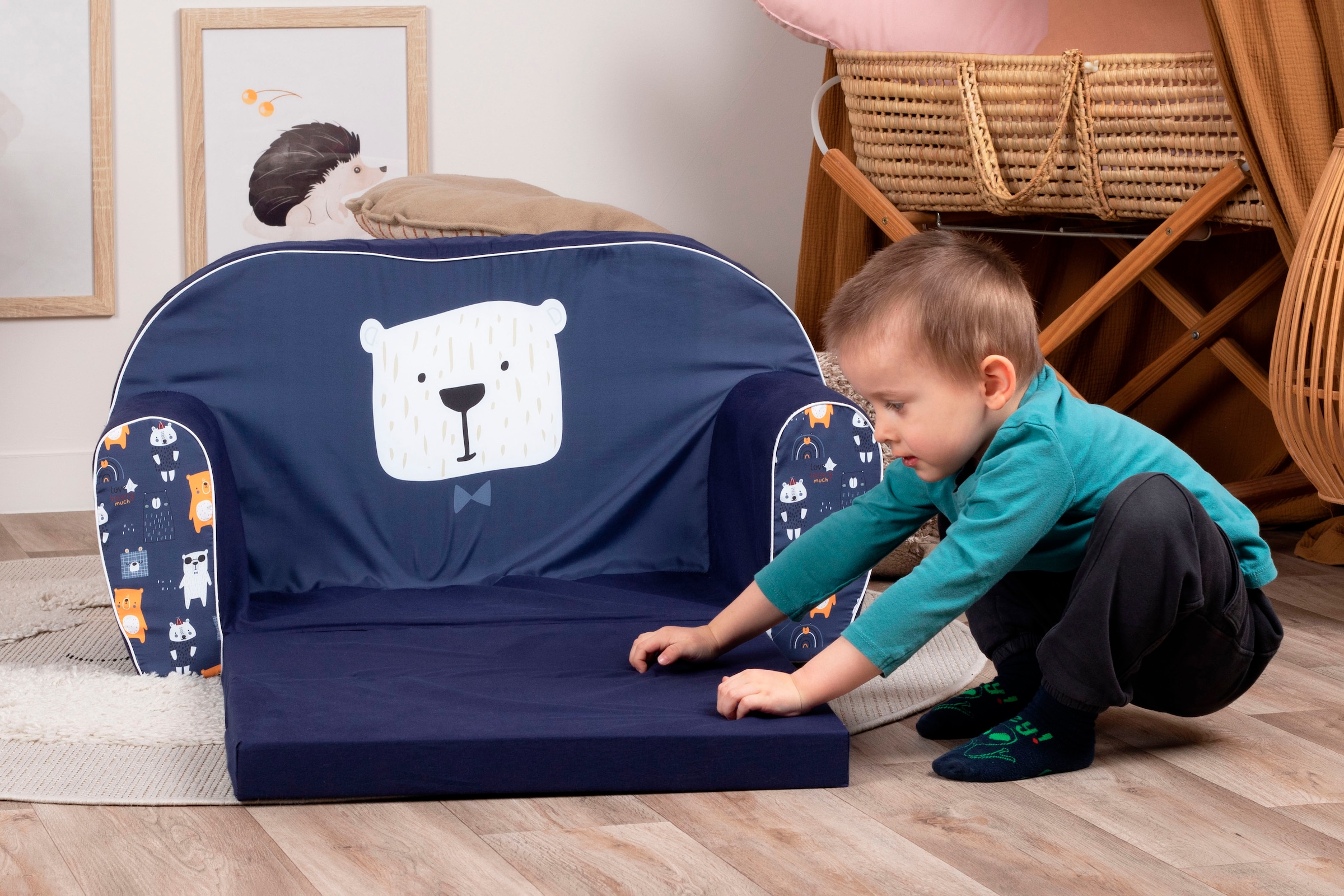 Knorrtoys® Sofa »Pretty bear« für Kinder; Made in Europe