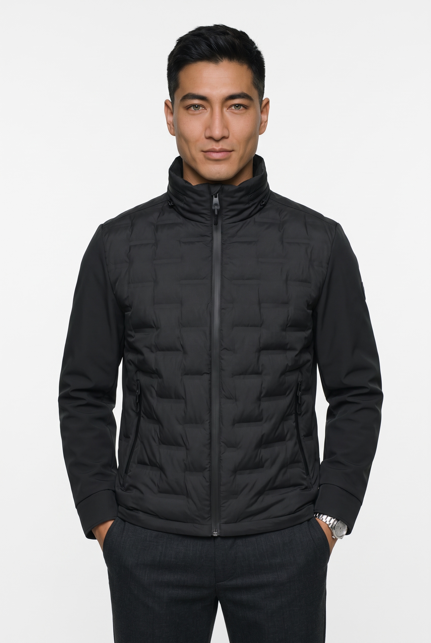 Strellson Steppjacke »Avio Flex 2.0 Windbreaker Travel Light« Regular Fit Windbreaker Steppjacke Stehkragen