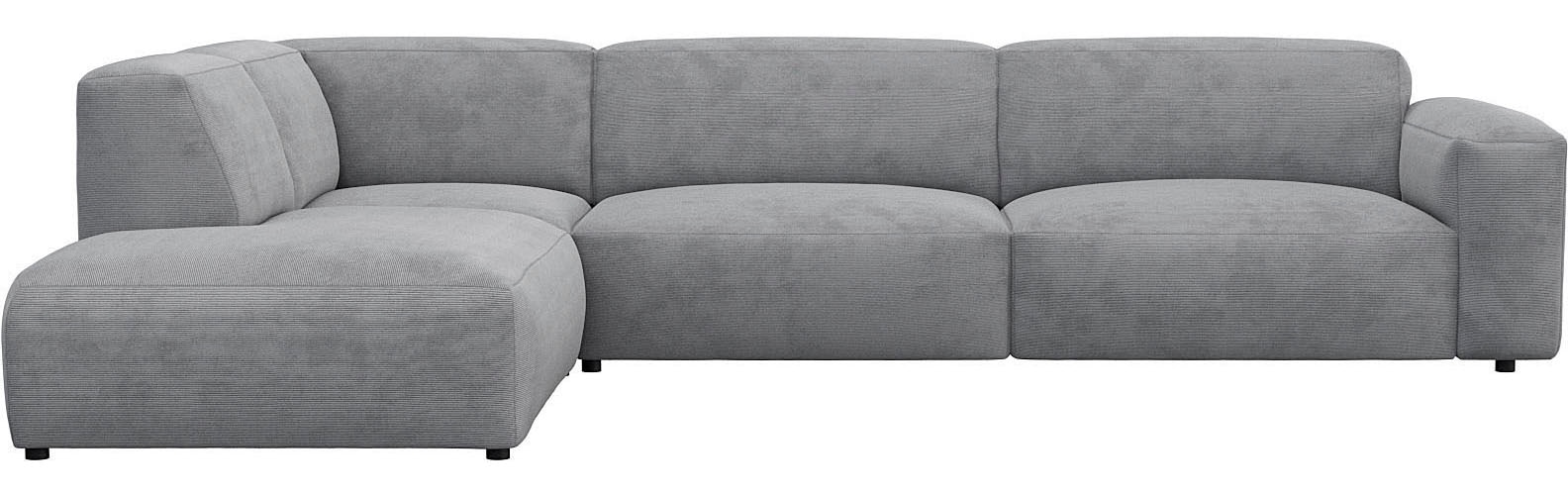 FLEXLUX Ecksofa »Lucera, super bequem durch hochwertigen Sitzaufbau mit Kaltschaum«, modern &...