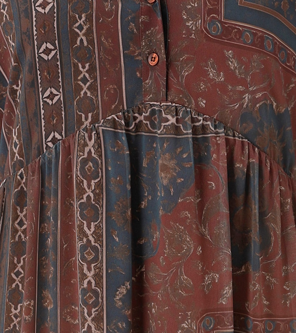 Aniston CASUAL Maxikleid im Folklore-Look - jedes Teil ein Unikat - NEUE KOLLEKTION