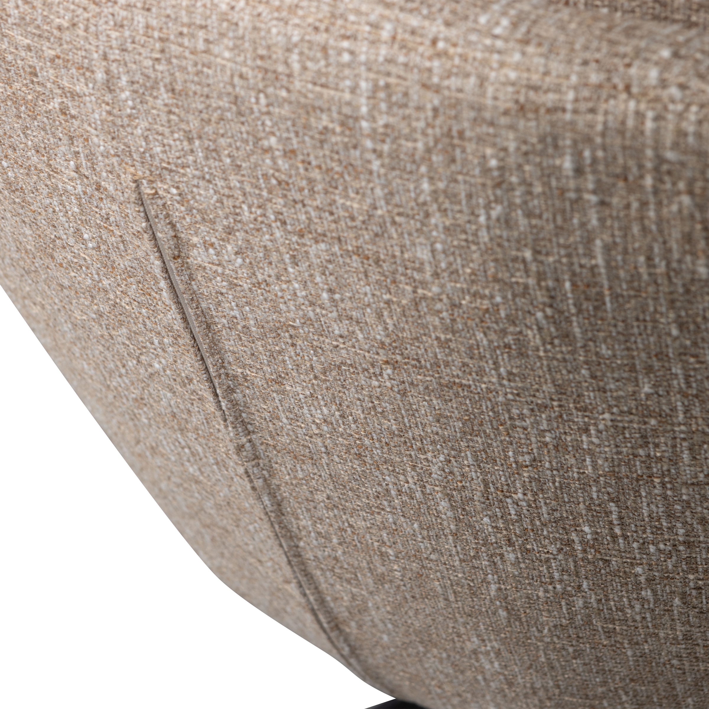 WOOOD Drehsessel »Milaro mit Fling-Melange-Bezug und Drehmechanismus B75 x T94 x H88 cm« Tragkraft 120 kg, Hohe Verschleißfestigkeit, mittlere Sitzhöhe