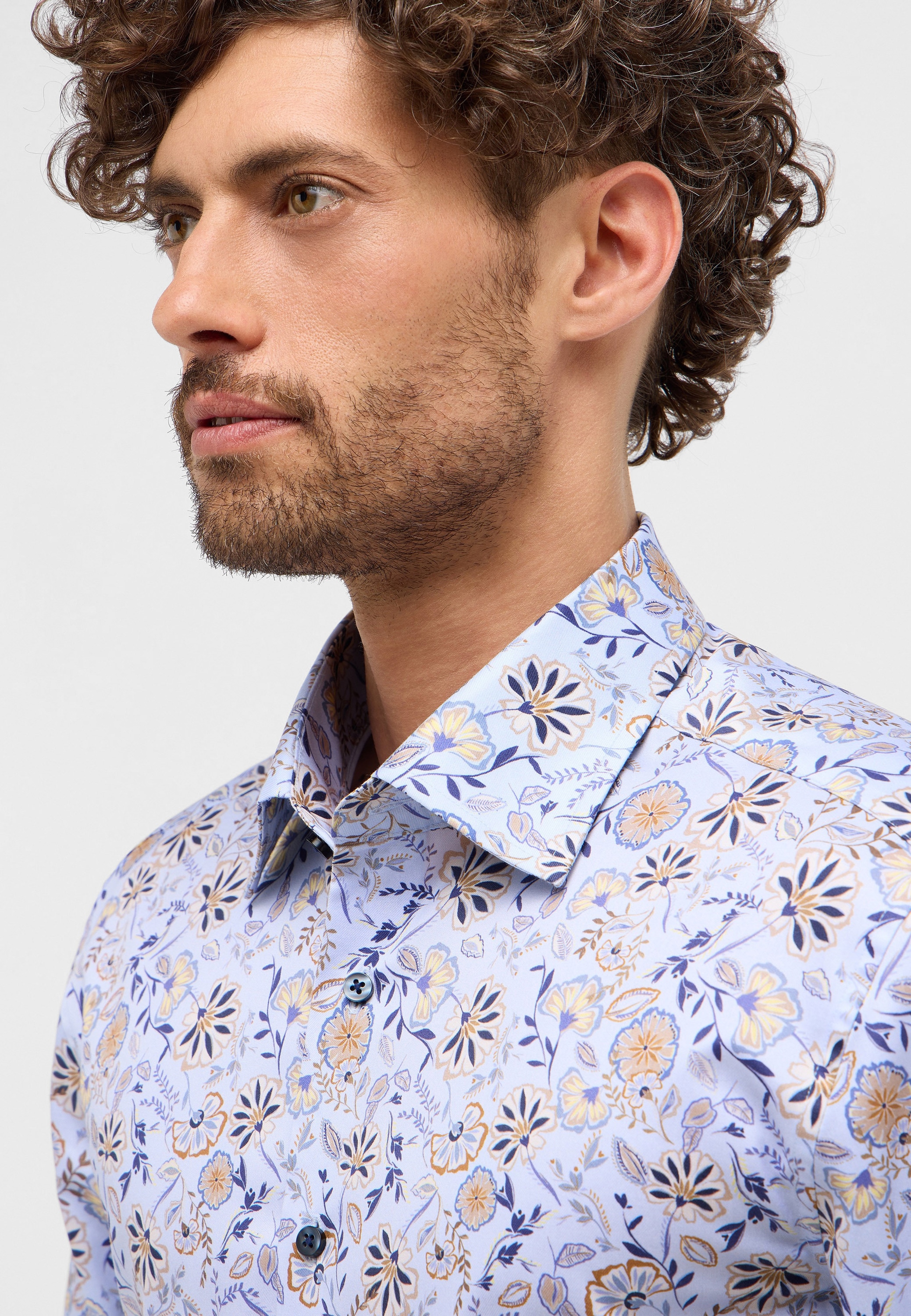 Eterna Langarmhemd »SLIM FIT«, NON IRON (bügelfrei)