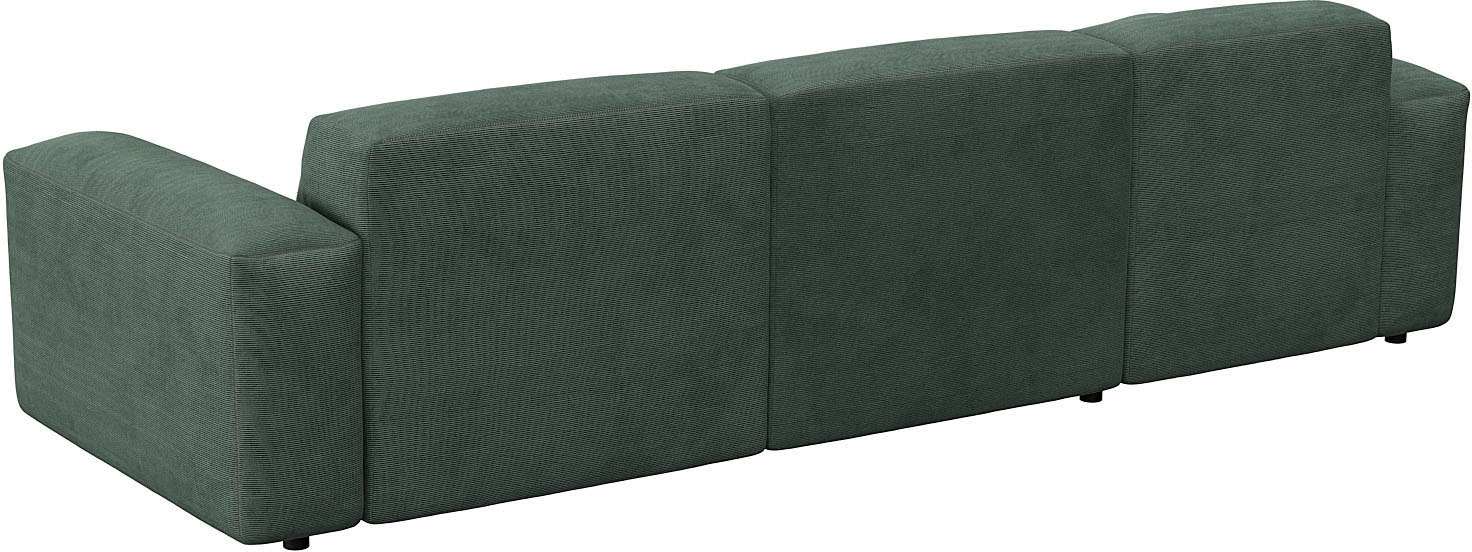 FLEXLUX Ecksofa »Lucera bequem und komfortabel durch hochwertigen Sitzaufbau, L.Form«, modern & anschmiegsam, Kaltschaum, Stahl-Wellenunterfederung