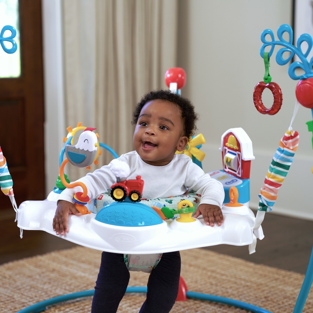 Baby Einstein Spielcenter »Farm Explorers Jump & Learn Barnyard« mit über 60 Melodien und Geräuschen
