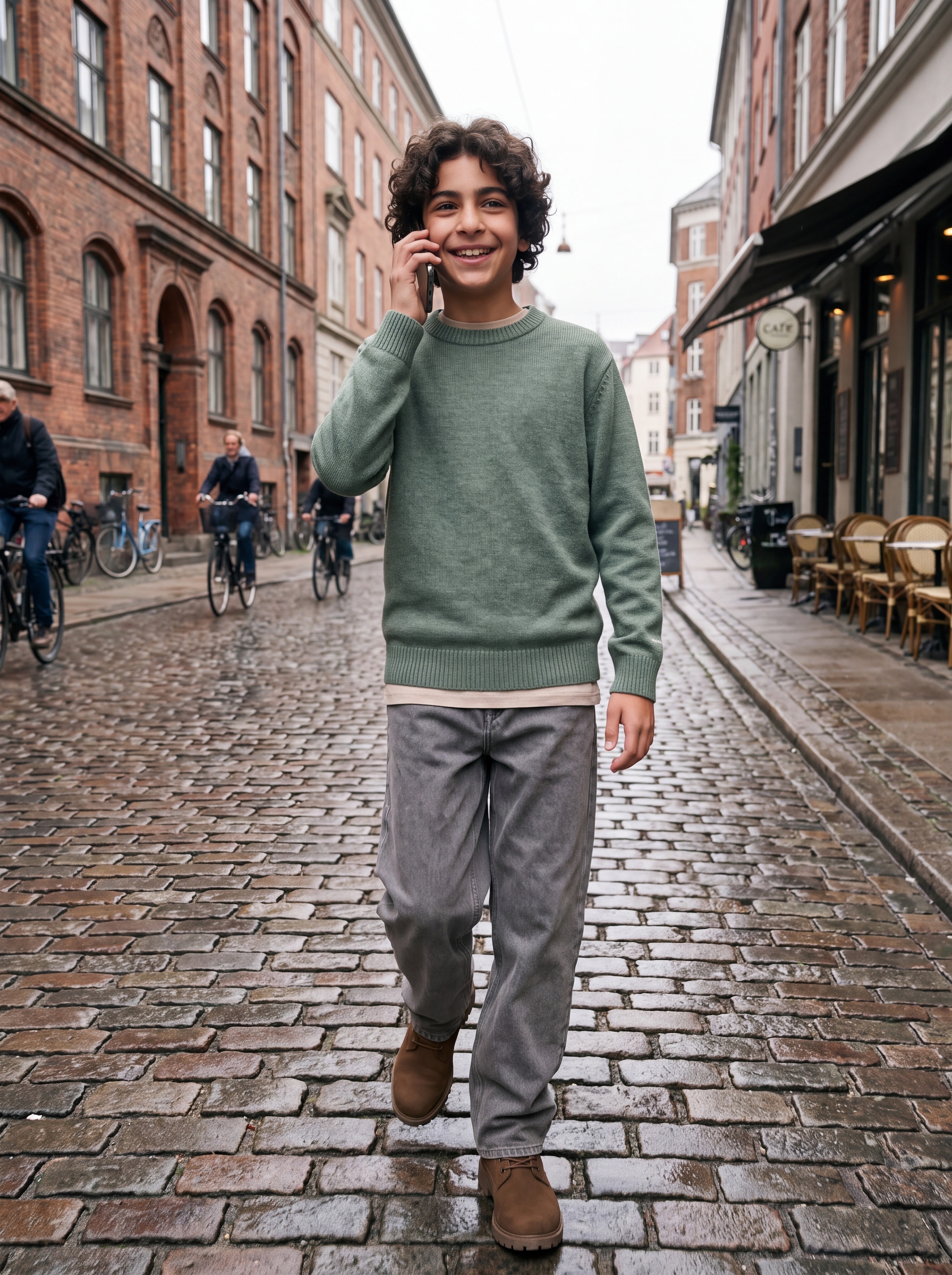 Jack & Jones Junior Weite Jeans »JJIDAVE JJORIGINAL ST 351 SN JNR« Baumwolle, weit geschnitten
