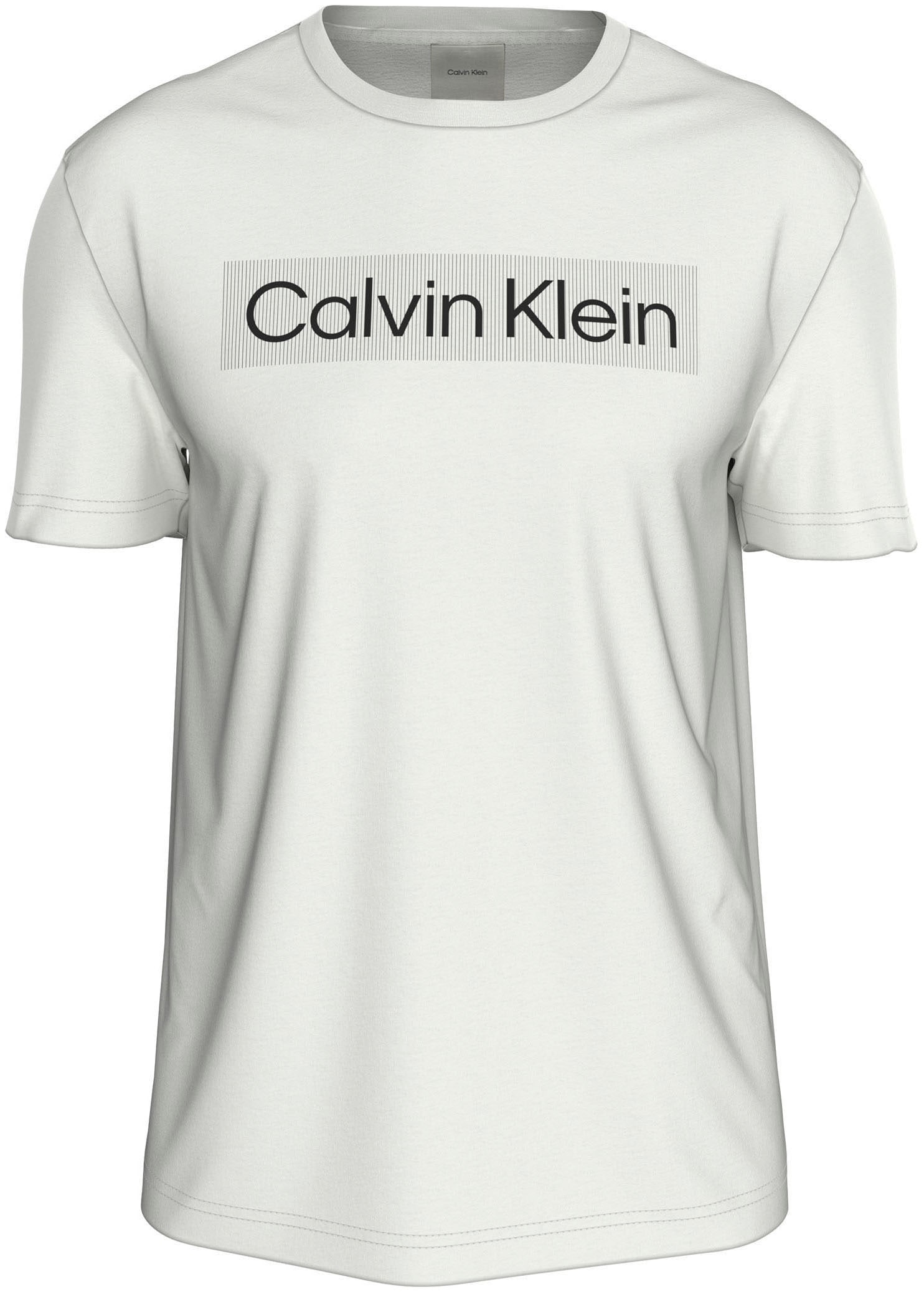 Calvin Klein Big&Tall T-Shirt »BT_BOX STRIPED LOGO T-SHIRT«, in Großen Größen mit Logoschriftzug