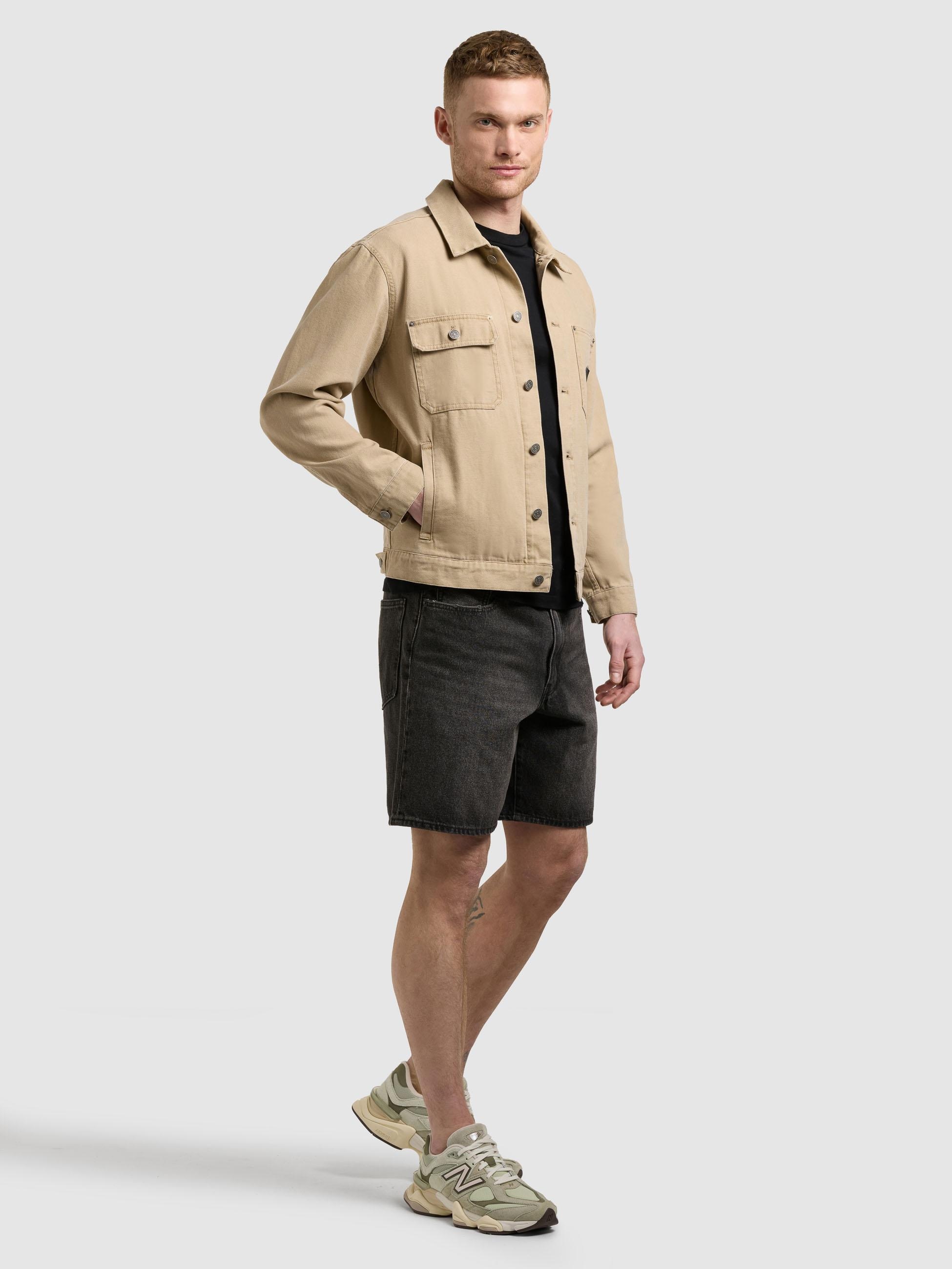 khujo Jeansjacke »Jeansjacke Ronny« ohne Kapuze Herren Denim-Jacke mit Brusttaschen