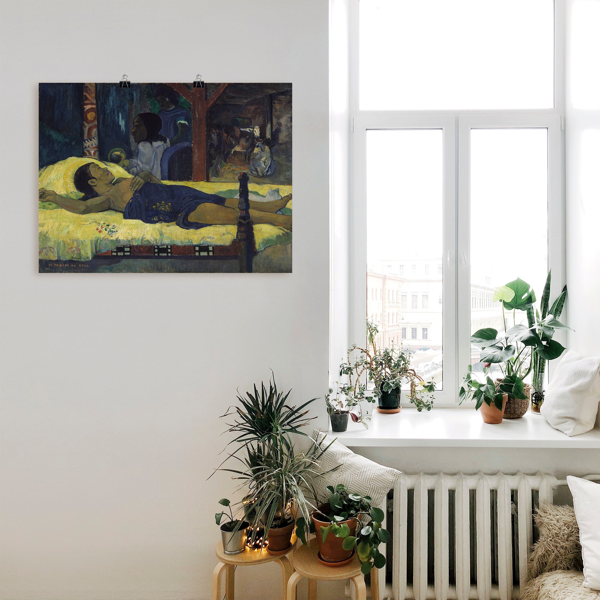 Artland Wandbild »Die Geburt Christi (TE TAMARI NO ATUA)«, Gruppen & Familien, (1 St.), als Leinwandbild, Wandaufkleber oder Poster in versch. Größen