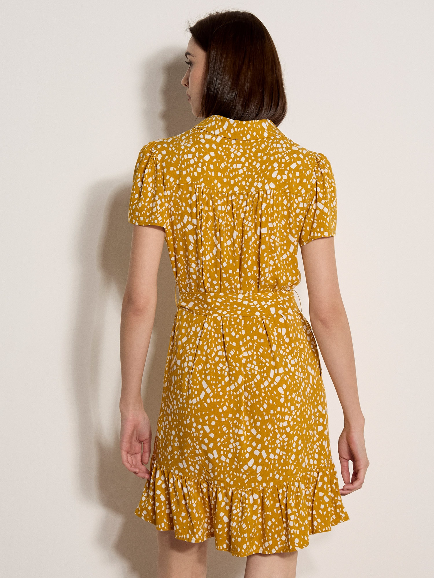 Apricot Minikleid »Minikleid« mit verstreuten Quadraten