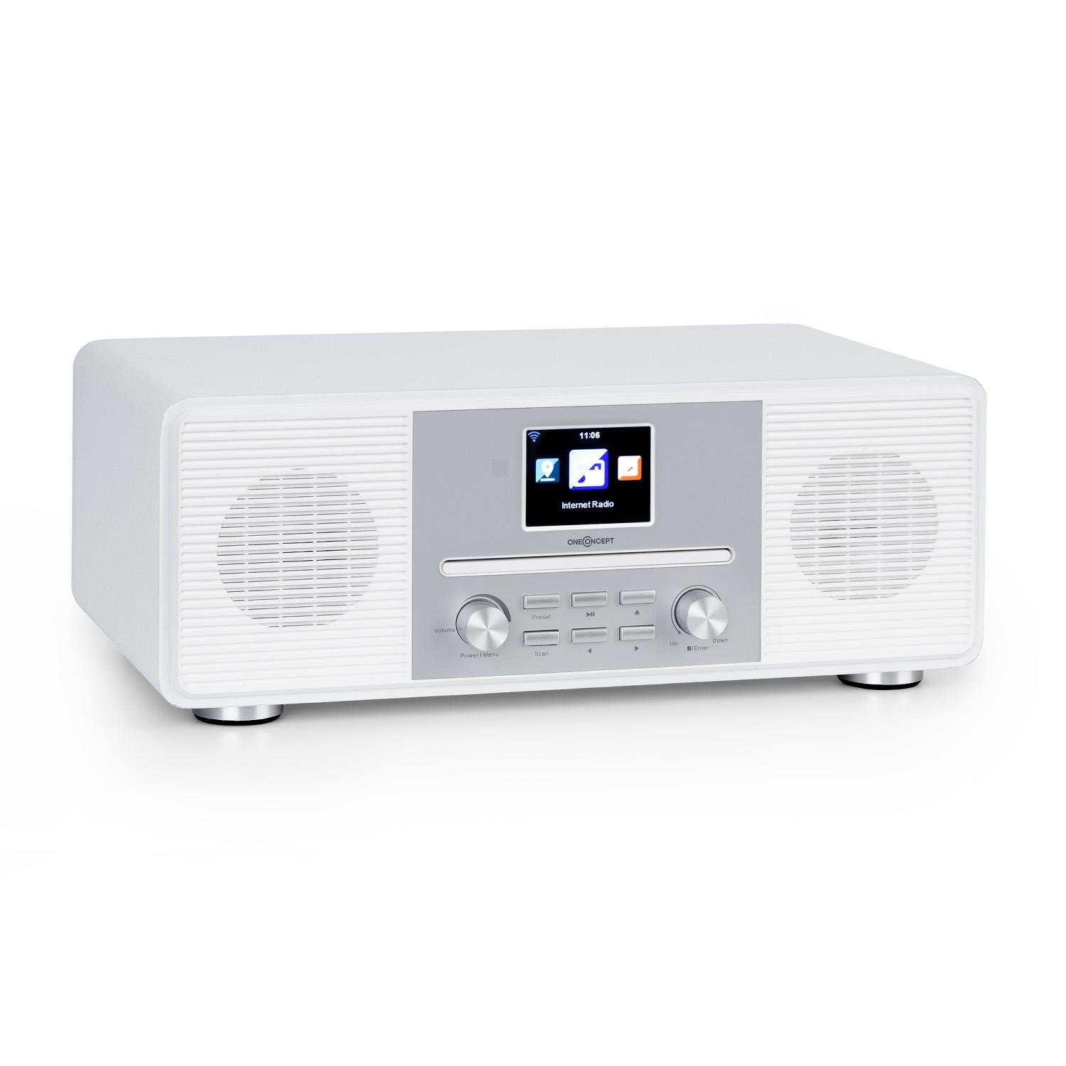 ONECONCEPT oneConcept Streamo CD Internetradio 2x10W WLAN DAB+ UKW CD-Playe
