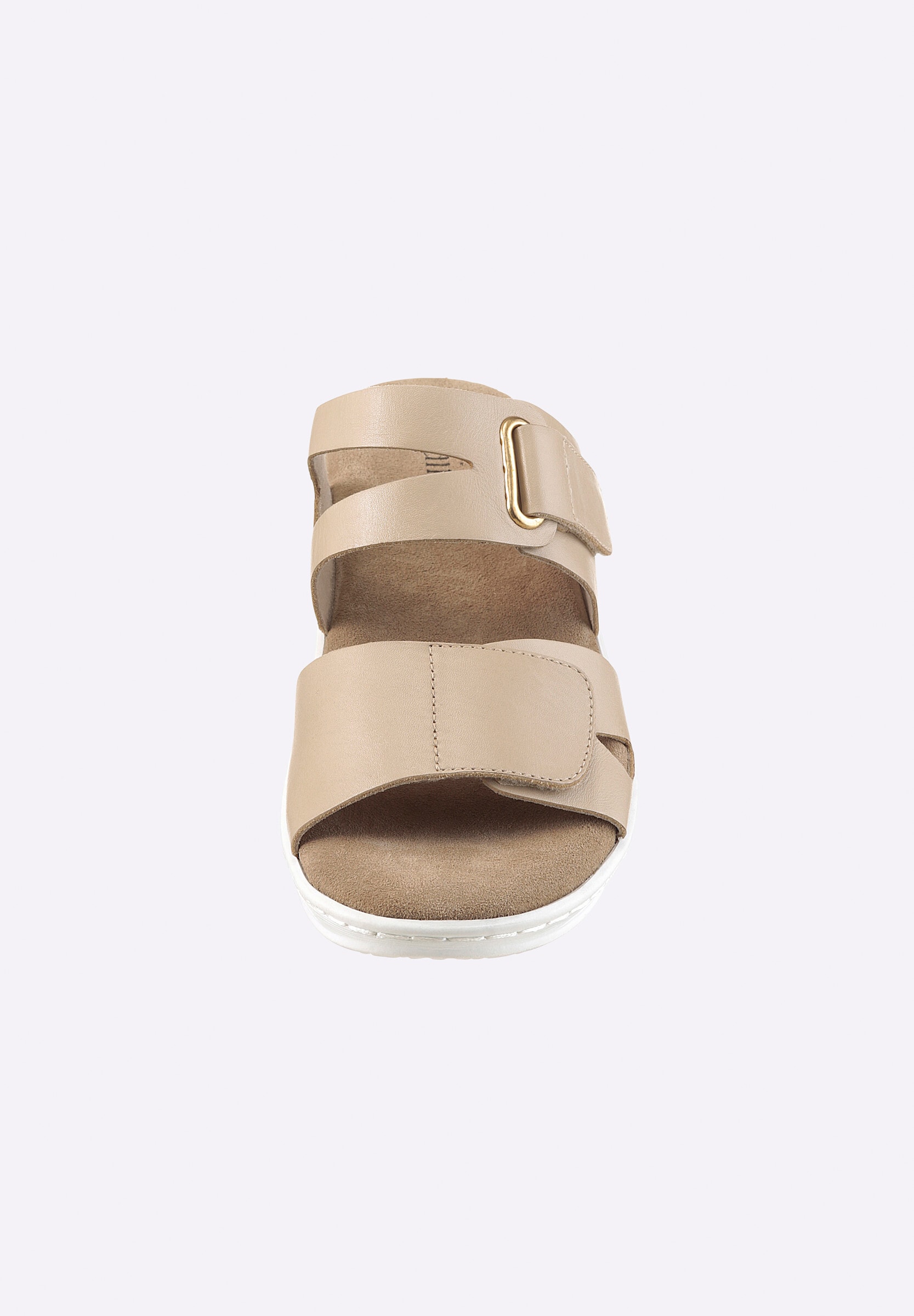 airsoft modern+ Pantolette »Pantolette Pantolette mit Klettverschlüssen weitenregulierbar«