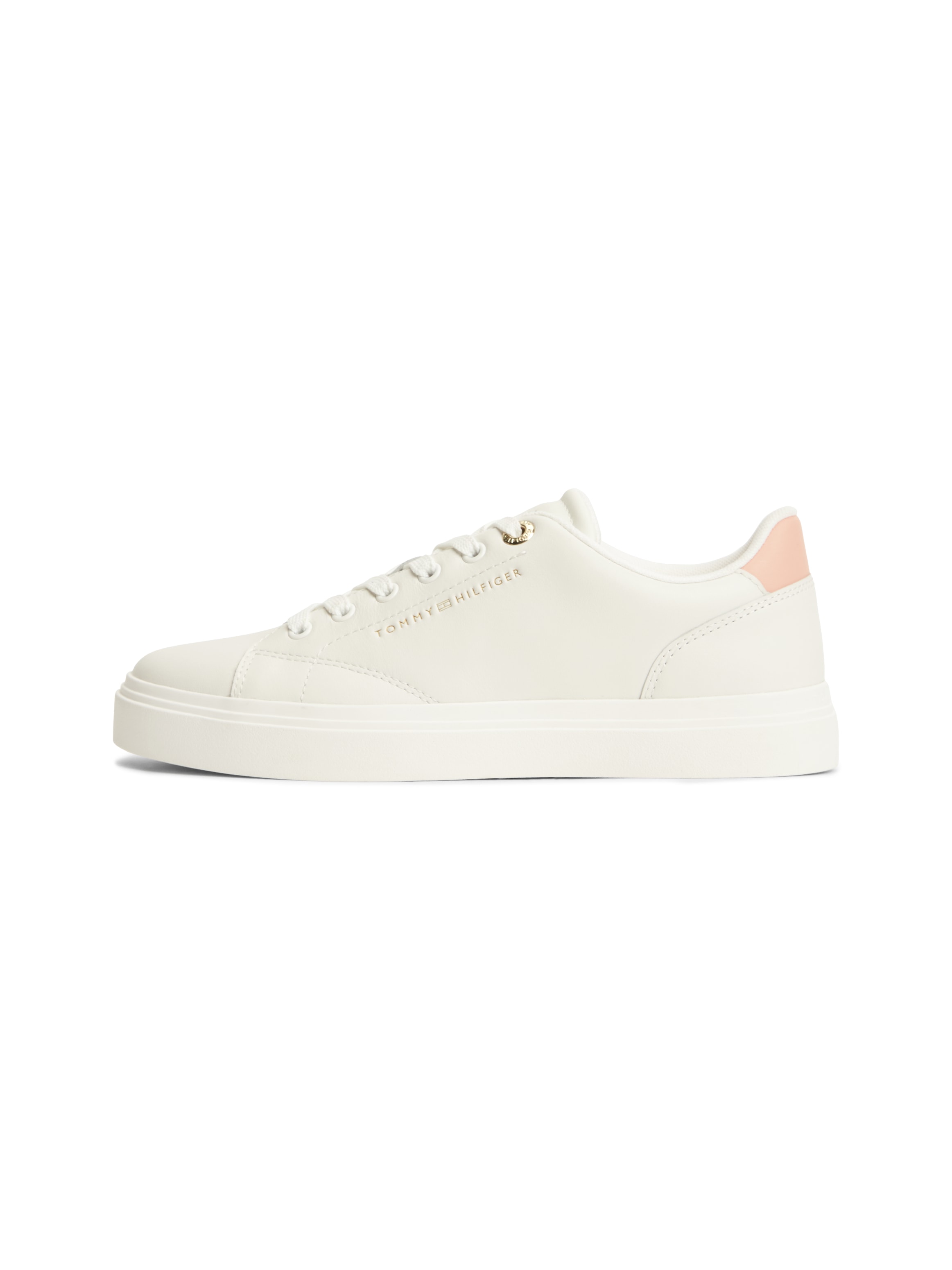Tommy Hilfiger Plateausneaker »TH CHIC SNEAKER«  Freizeitschuh, Halbschuh, Schnürschuh mit Ziernähten