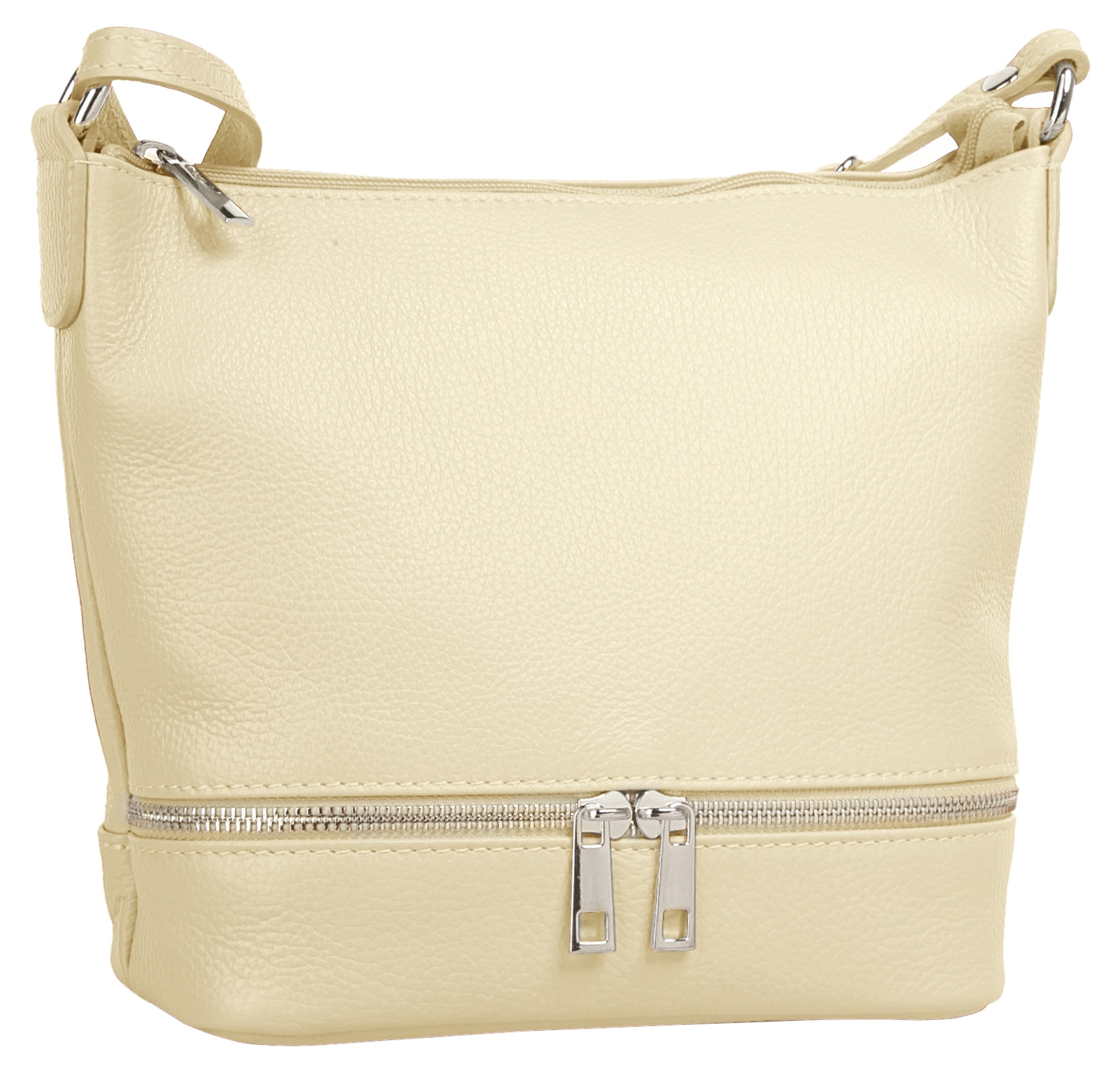 Cluty Umhängetasche echt Leder, Made in Italy