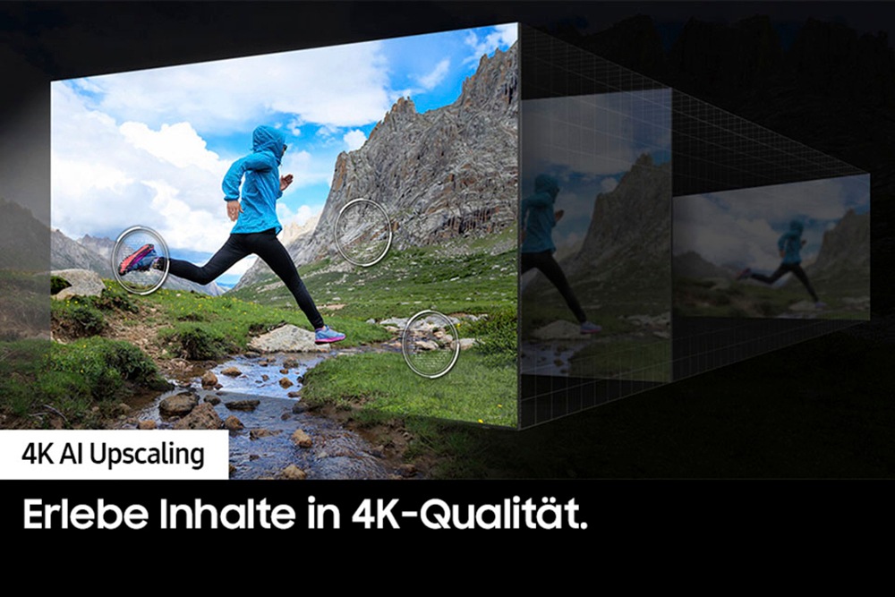 Samsung QLED-Fernseher »GQ75Q70DAT«, 4K Ultra HD, Smart-TV, Neural Quantum 4K AI Gen2 Prozessor, bis zu 120Hz