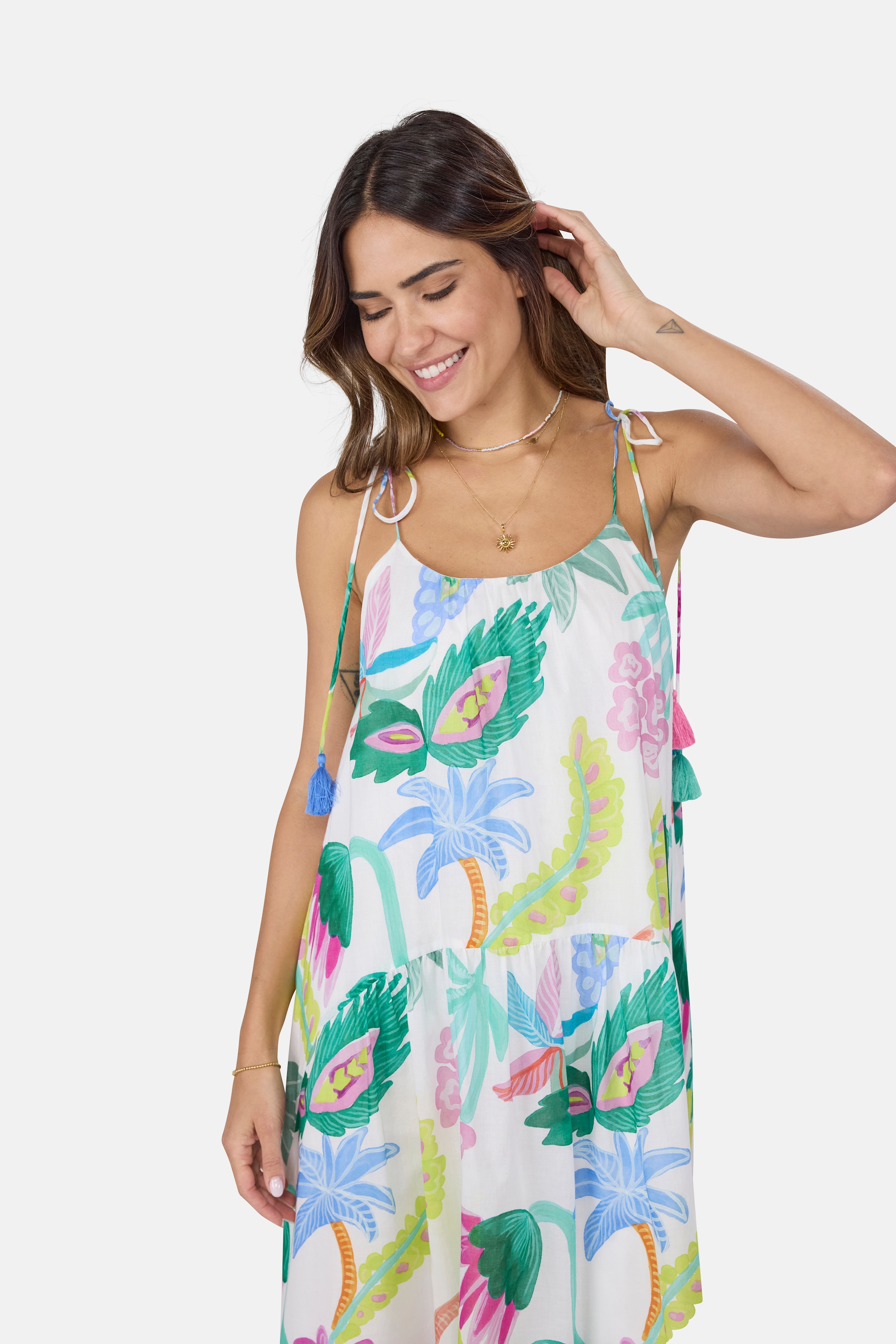 Lieblingsstück Sommerkleid, mit Tropicalprint