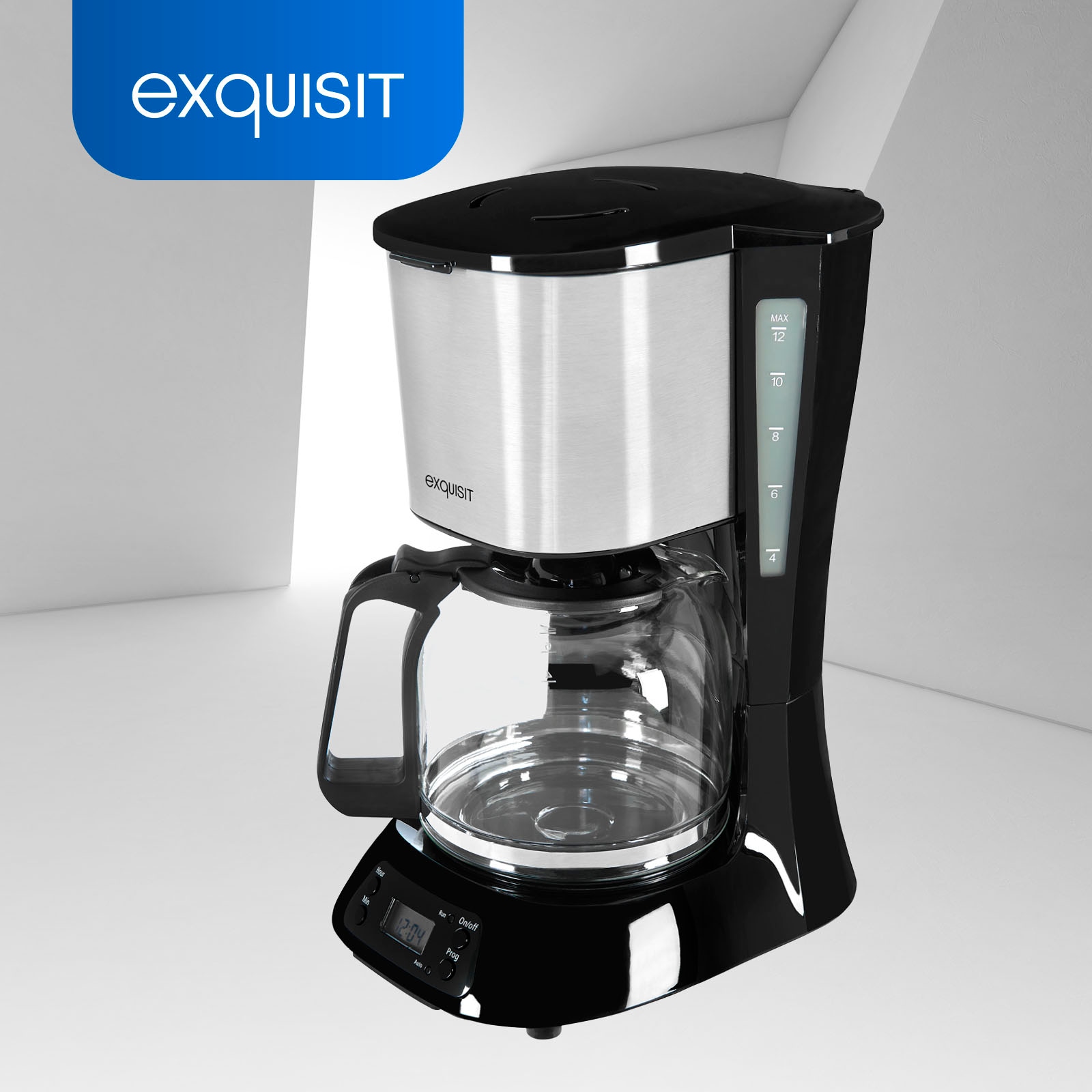 exquisit Filterkaffeemaschine »KA 6119 isw«, 1,5 l Kaffeekanne, Papierfilter,  1x4 jetzt im OTTO Online Shop