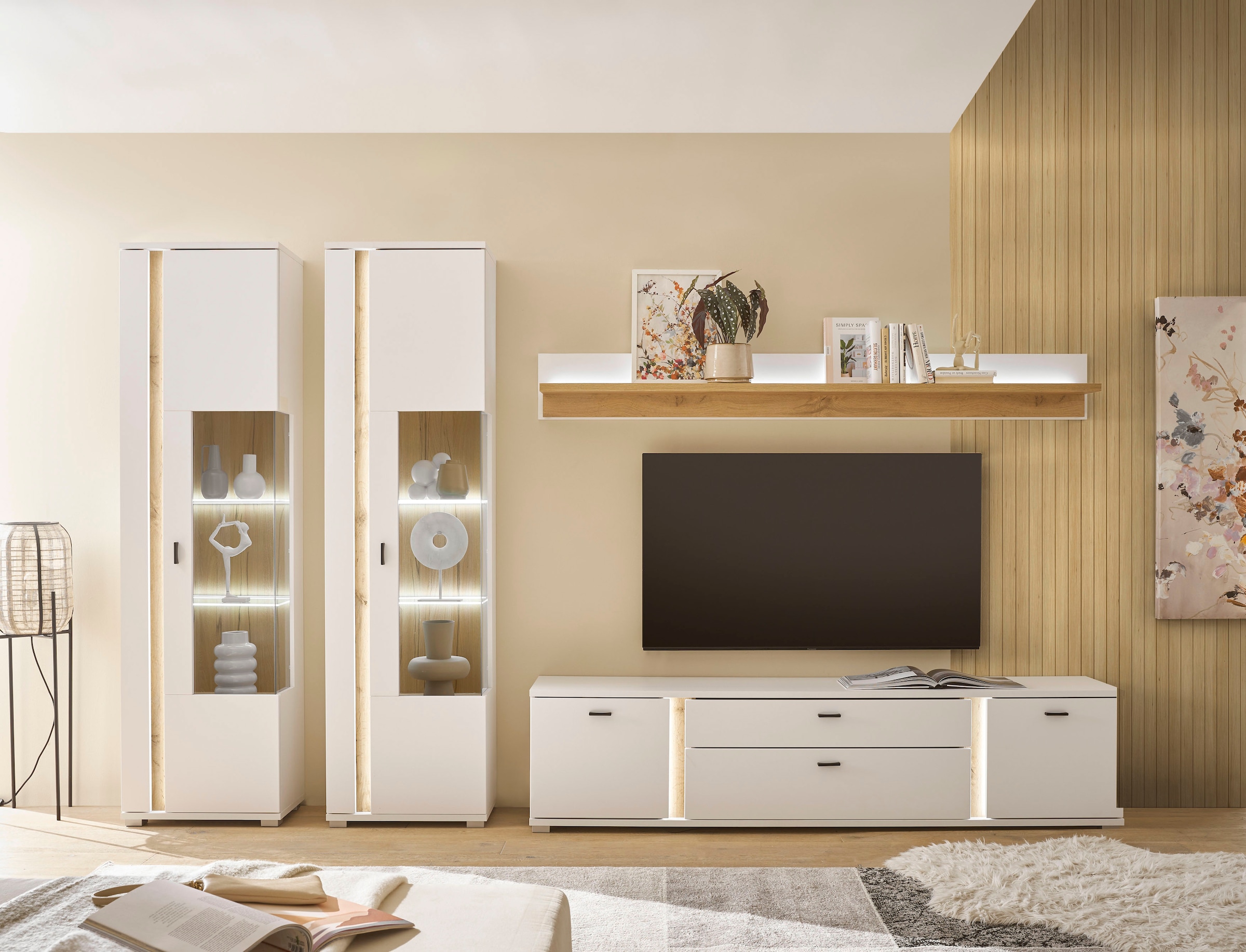 Home affaire Wohnwand »LONG ISLAND« Set, 4 Stk. tlg.