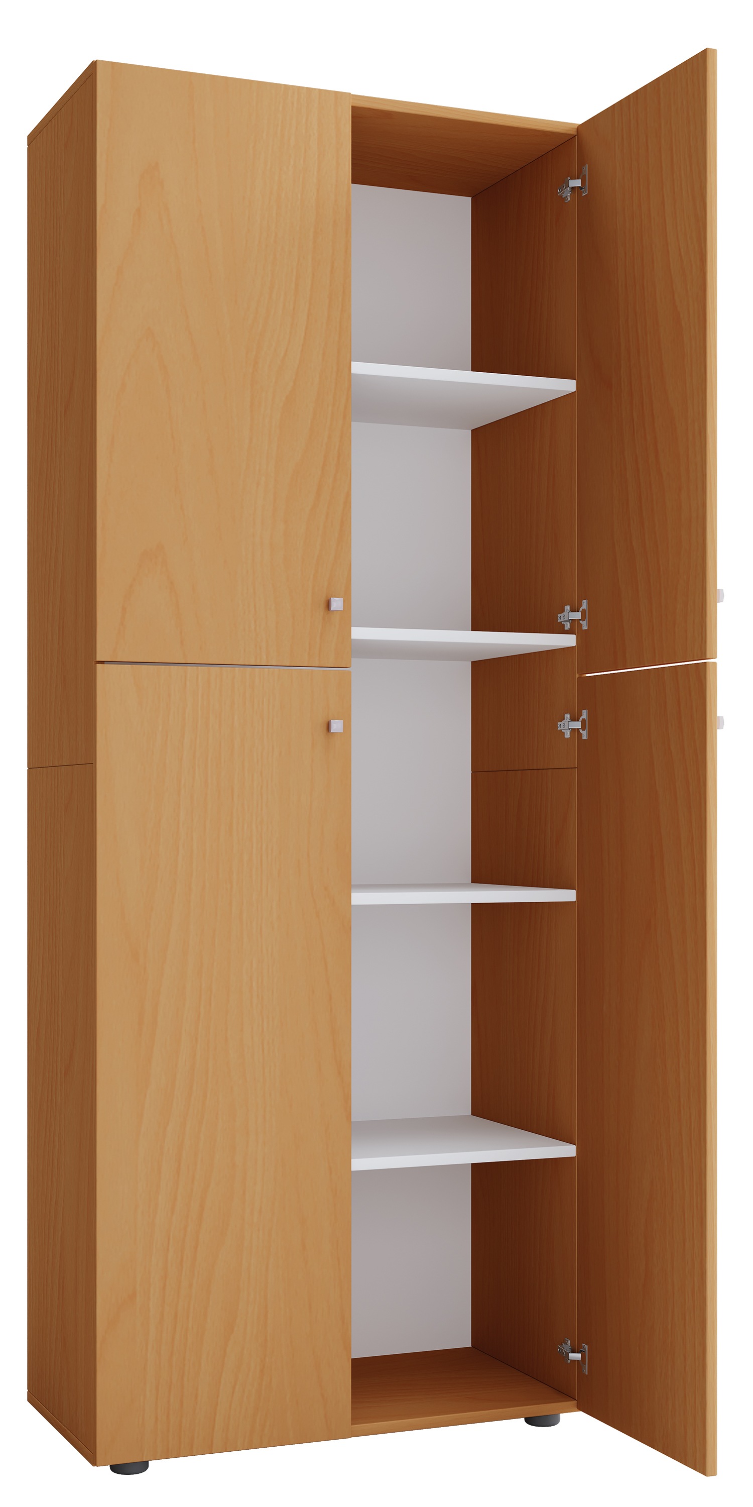 VCM Aktenschrank »VCM Büroschrank mit 5 Fächern | moderner Aktenschrank mit Drehtüren | Maße ca. B. 70 x H. 184 x T. 40 cm ¿ Lona 5-Fach« 1 Stk. tlg.