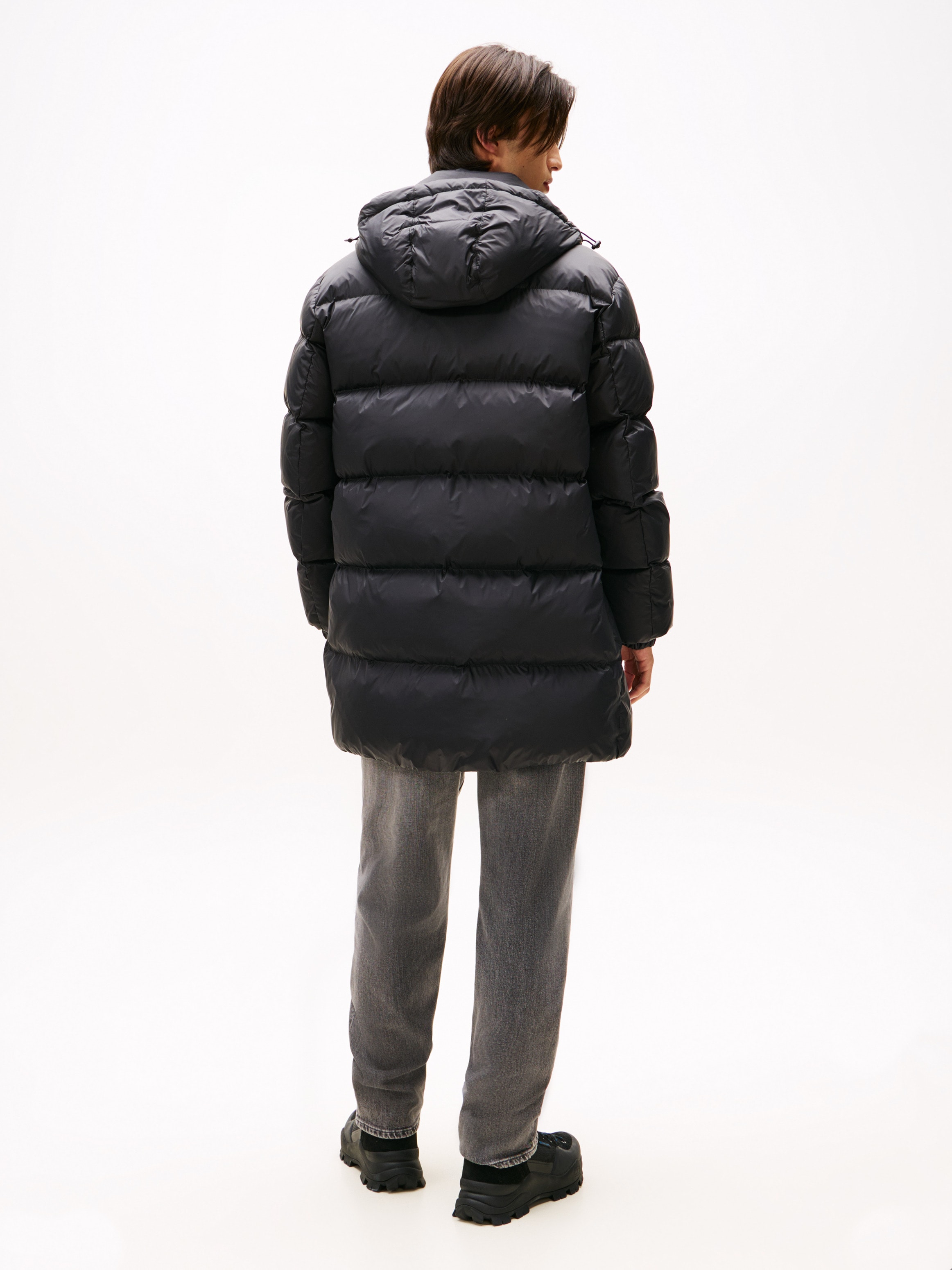 Tommy Jeans Steppjacke »TJM ESSENTIAL DOWN PARKA« mit Kapuze Daunenjacke, Übergangsjacke mit Kapuze