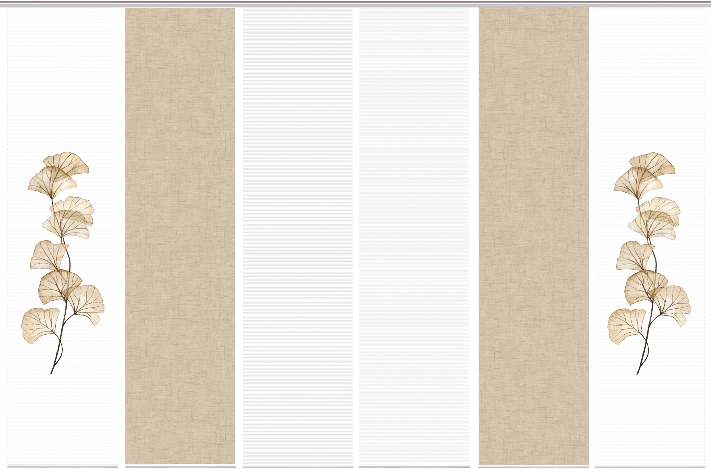 Vision S Schiebegardine »BERTO 6er SET«, (6 St.), Schiebevorhang Digidruck 6er Set BERTO