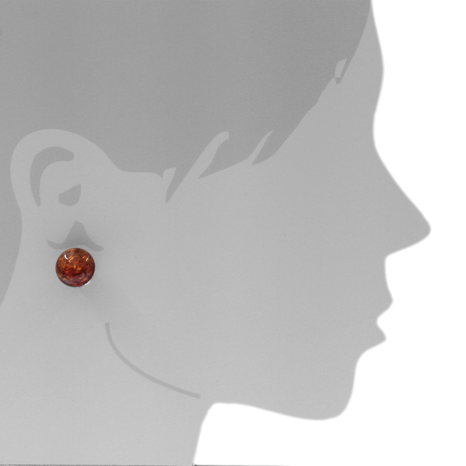 OSTSEE-SCHMUCK Paar Ohrclips »- Klassisch 16 mm - Gold 585/000 - Bernstein«