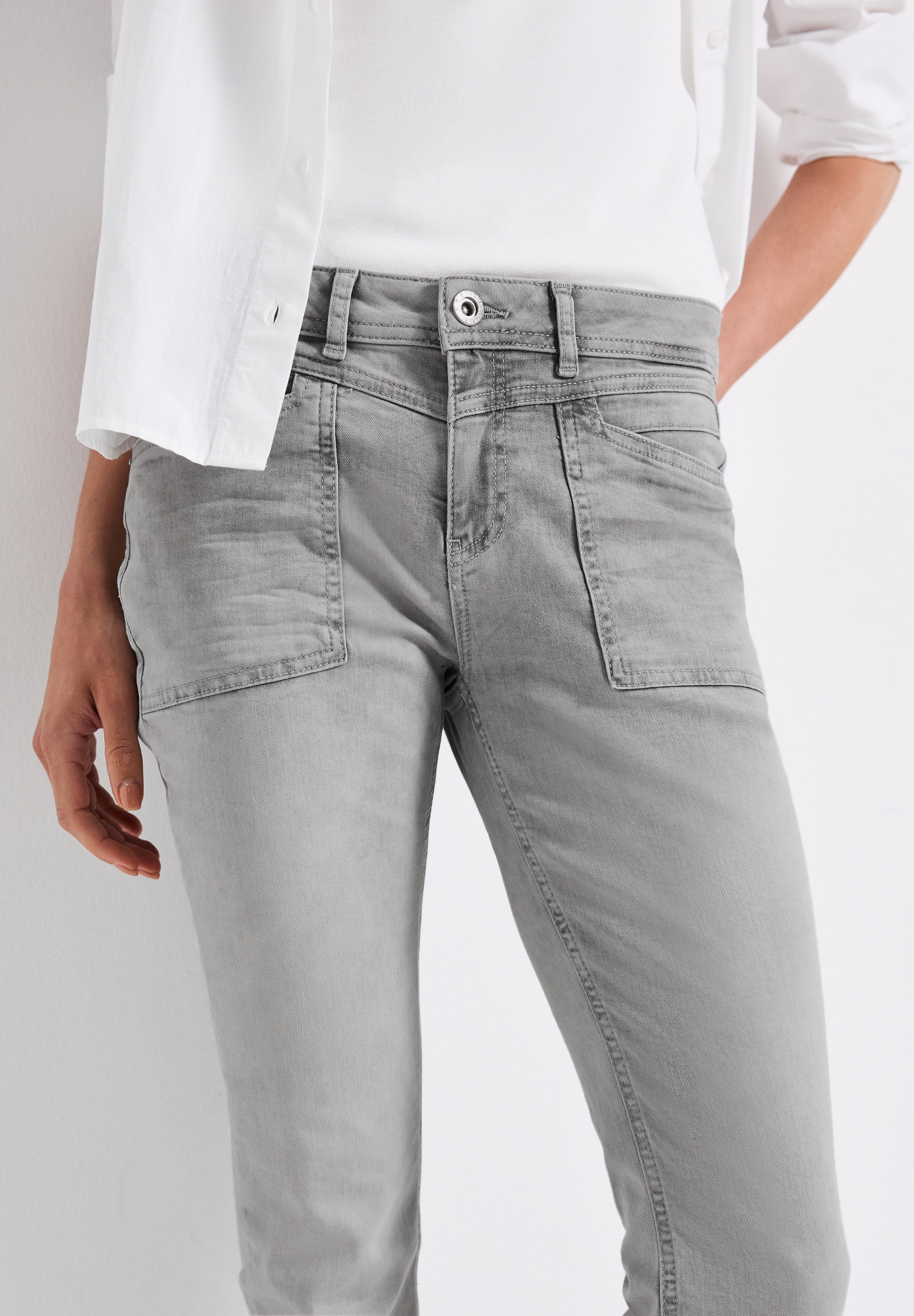 STREET ONE Regular-fit-Jeans »Style JANE«, im Five-Pocket Style