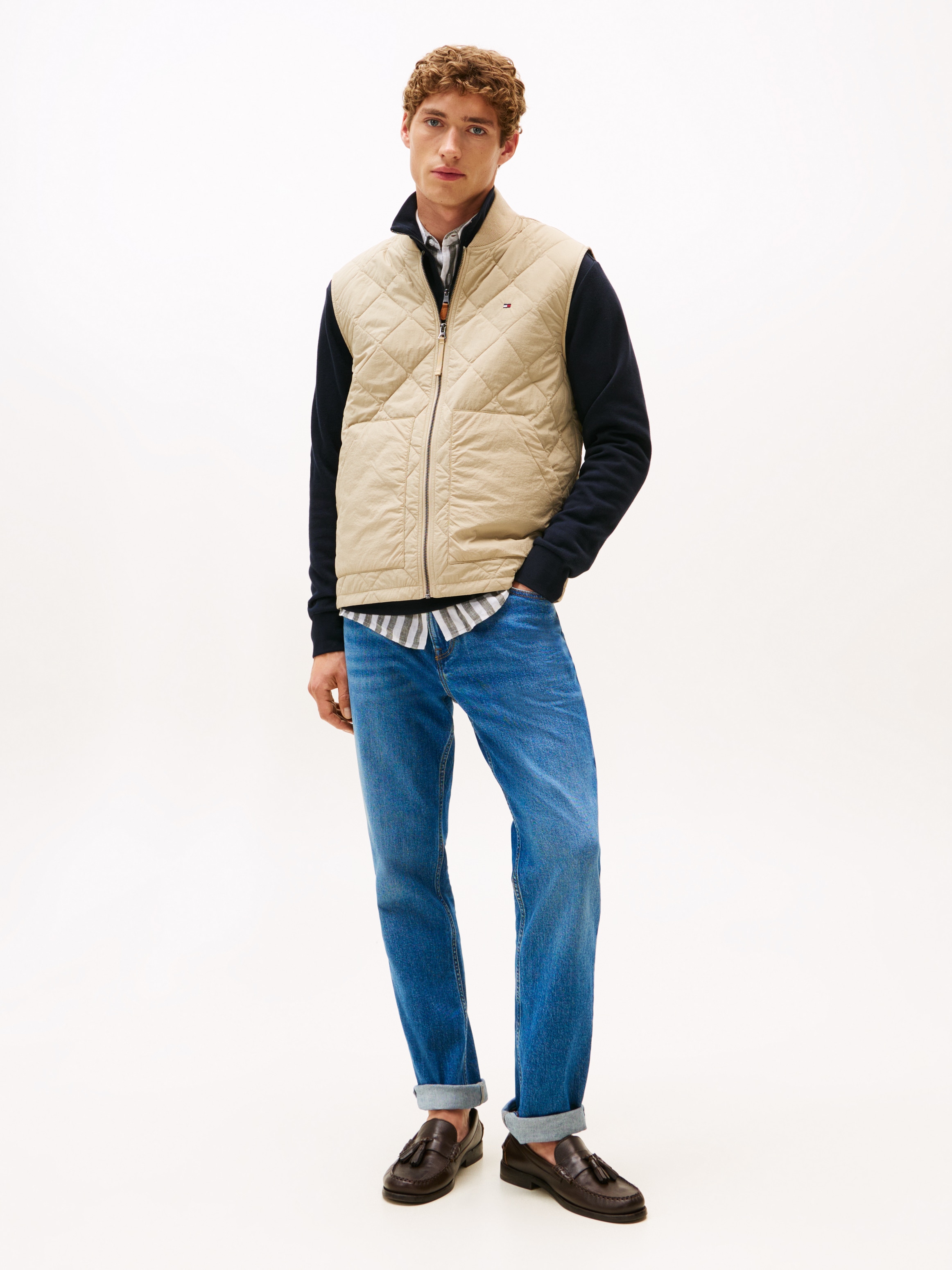 Tommy Hilfiger Steppweste »DIAMOND QUILTED VEST«, mit Rautenmuster