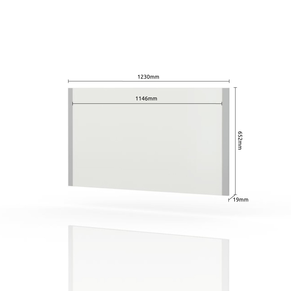 Places of Style Wandspiegel »Piano«, Maße (B/T/H): 123/2/65 cm