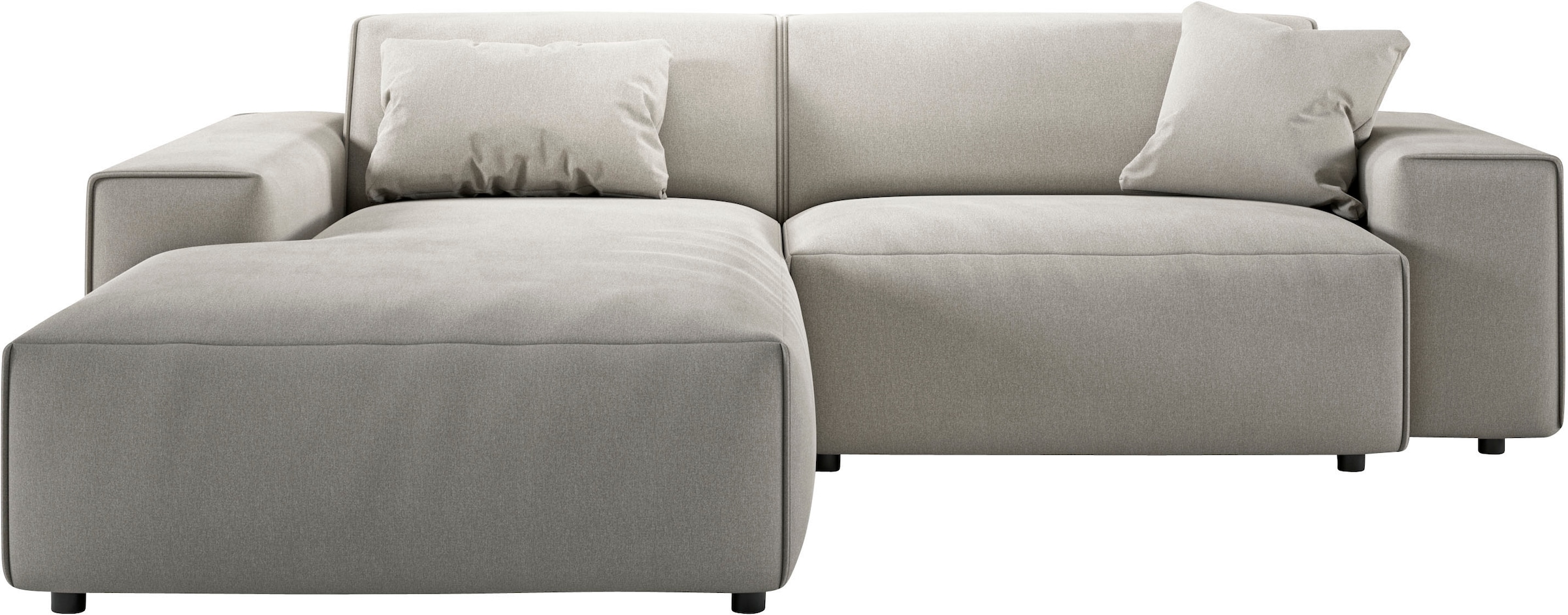 andas Ecksofa »Glimminge L-Form auch in Breitcord, Feincord + Easy care-Bezug,«, Breite 234, Zierkissen