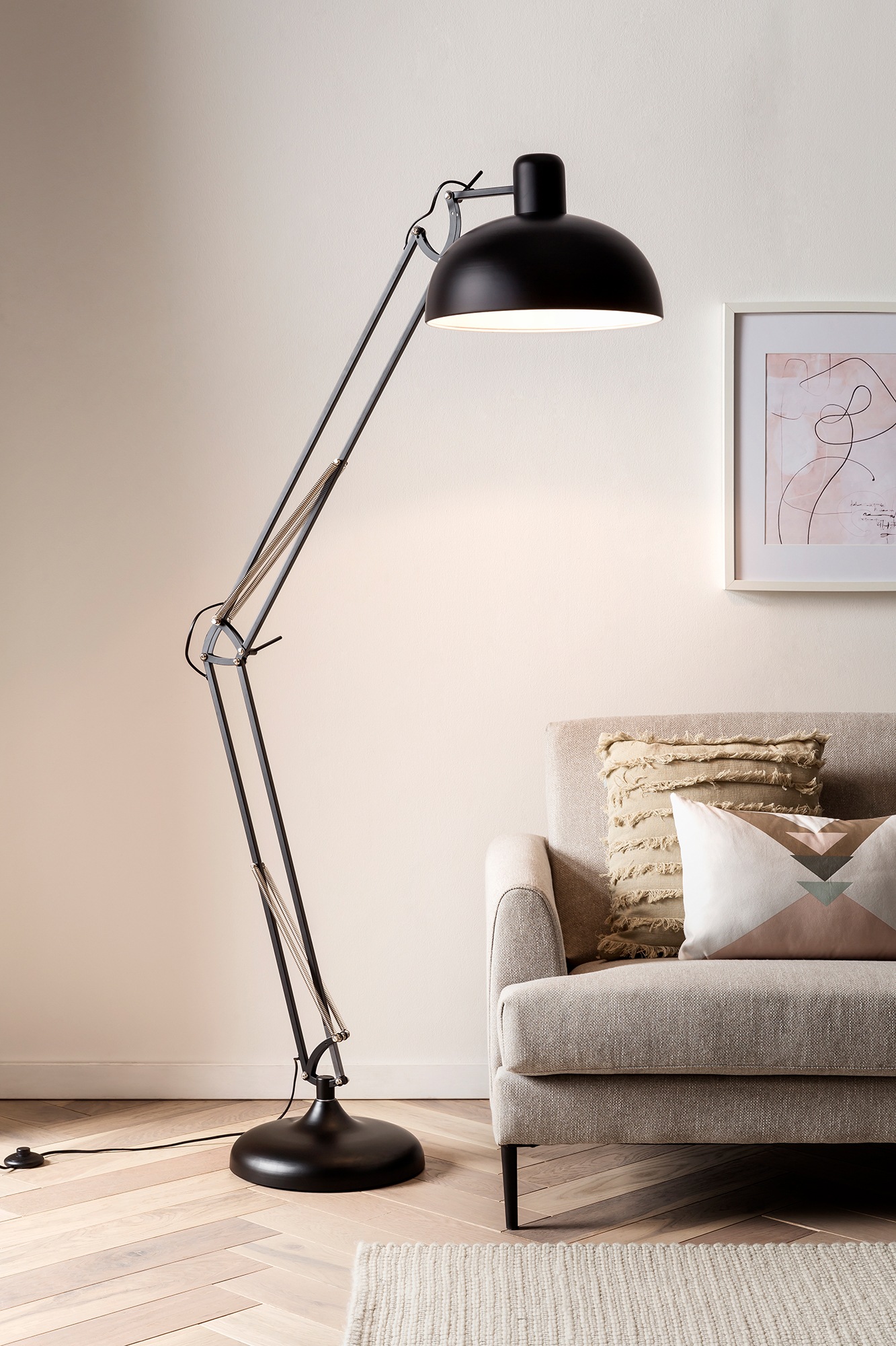 SalesFever Stehlampe »Jack«, 1 flammig, Leuchtmittel E27 | ohne Leuchtmittel, gefertigt aus Stahl