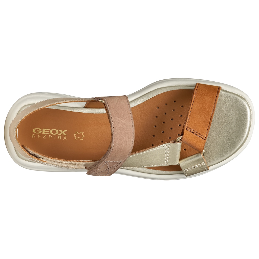 Geox Sandale »D SPHERICA EC5W A«, Sommerschuh, Sandalette, Klettschuh, mit Geox Spezial Membrane