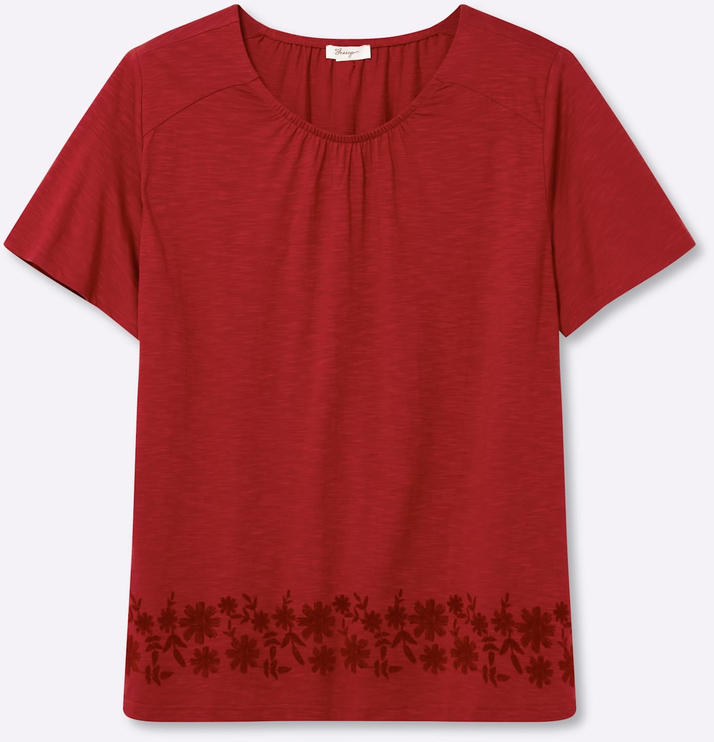 Sheego T-Shirt »Halbarmshirt« 1