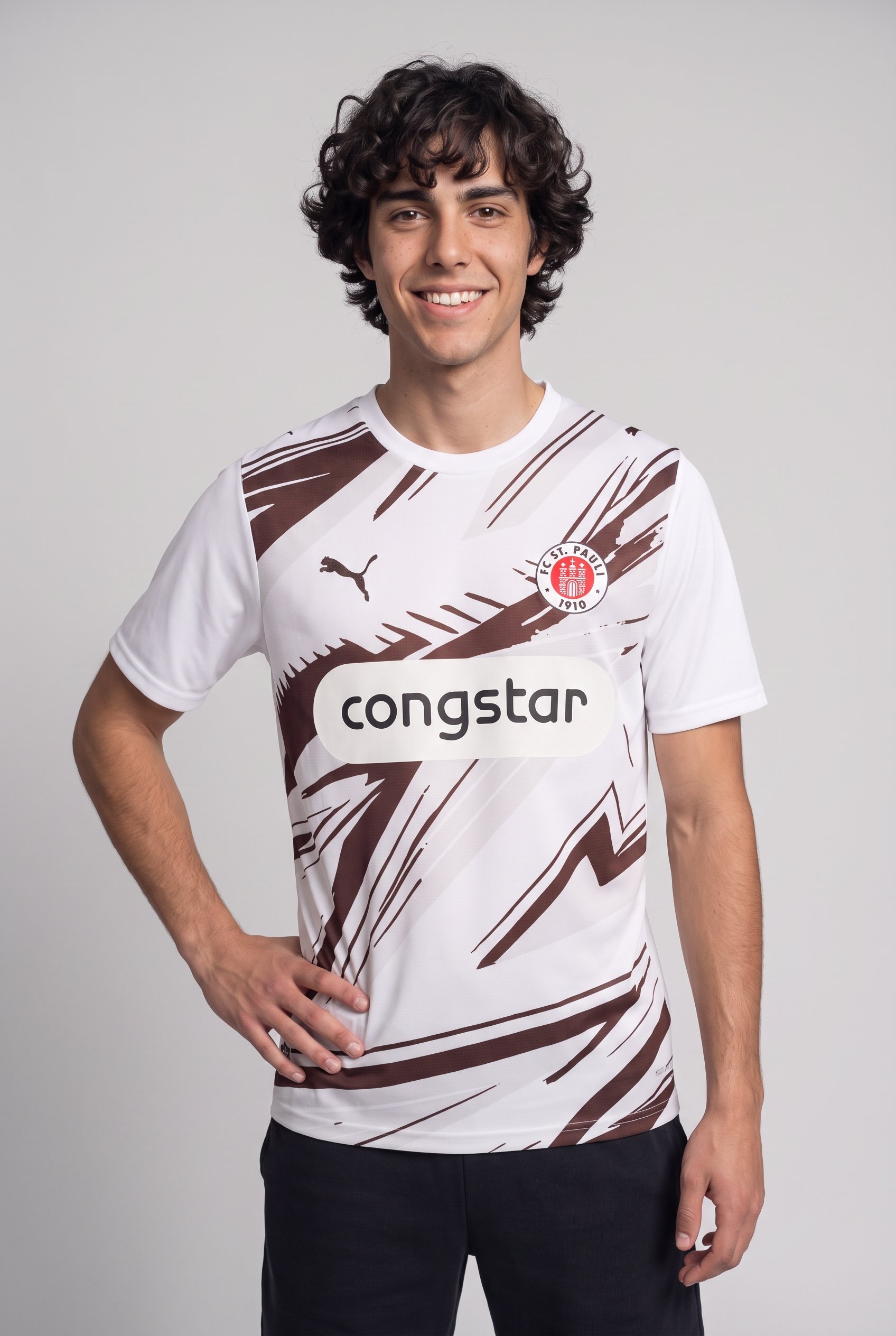 PUMA Fußballtrikot »FCSP AWAY JERSEY REPLICA« mit DryCELL-Technologie, atmungsaktiv, mit Rundhalsausschnitt