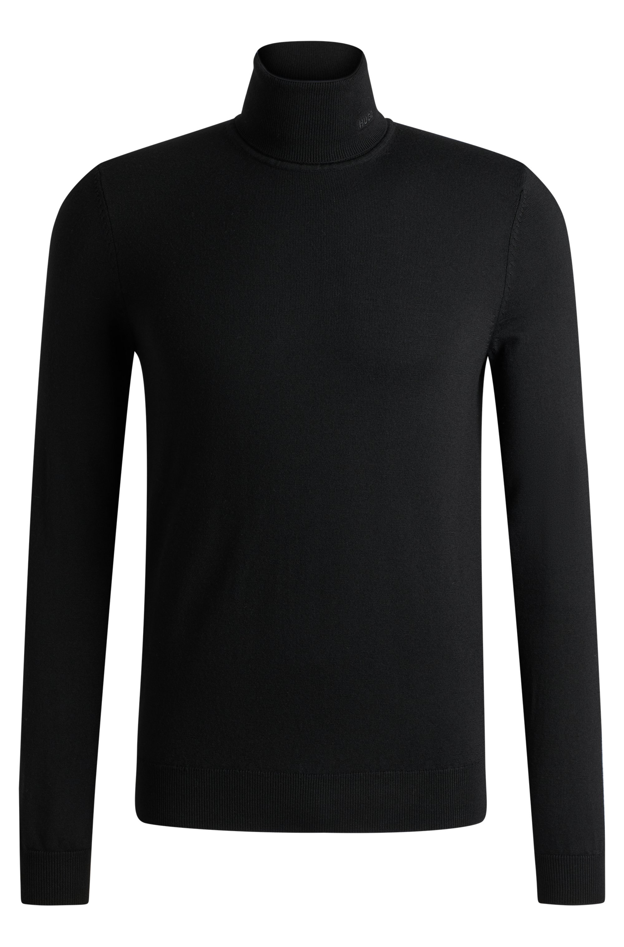 HUGO Rollkragenpullover »San Thomas-M« aus Merinowolle, regular fit