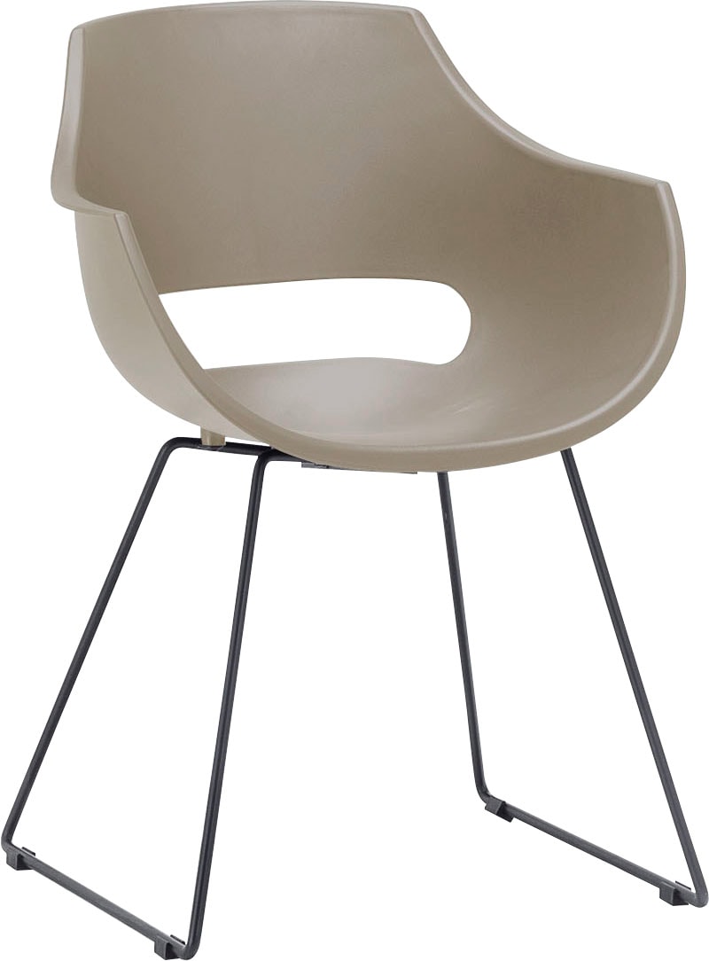 MCA furniture Schalenstuhl »Rockville«, (Set), 4 St., 4er-Set, Kufe, Kunststoff, Belastbarkeit 120 kg, Sitzhöhe ca. 46 cm