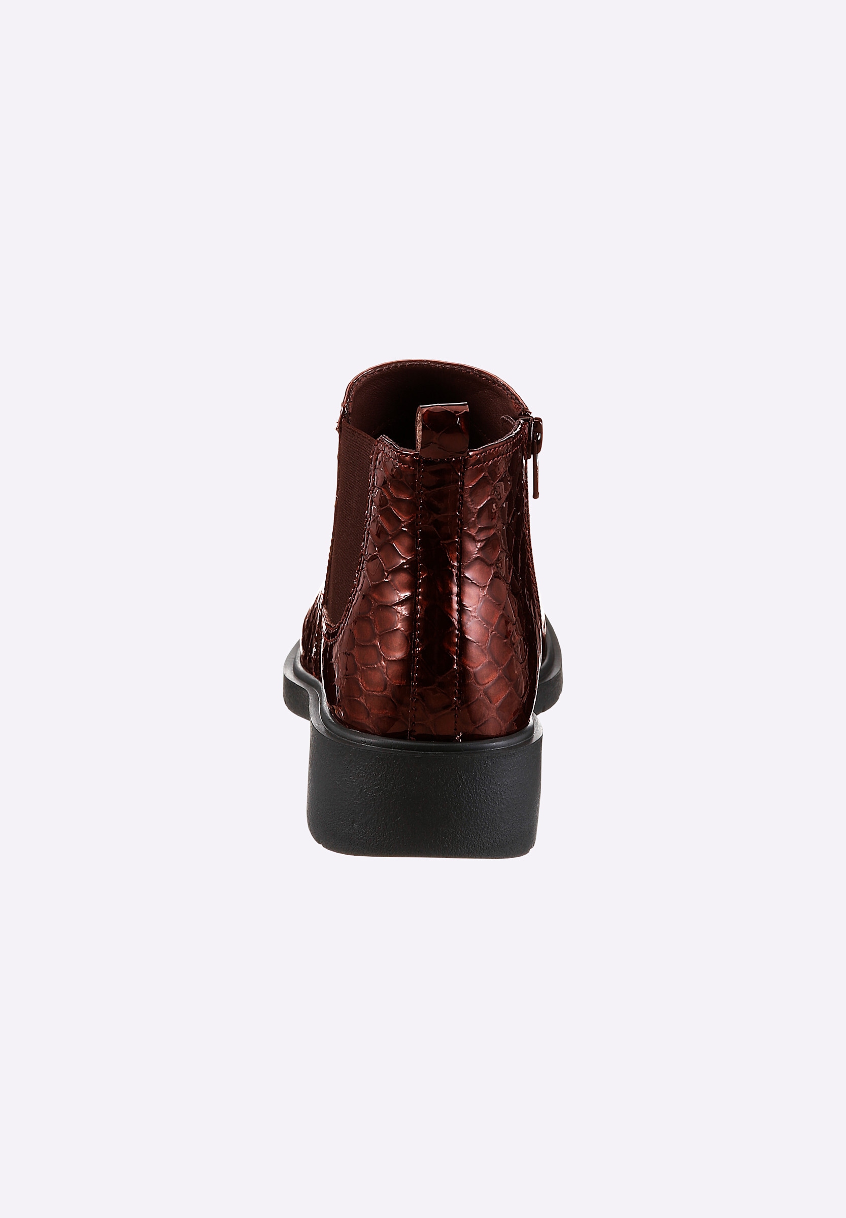 airsoft modern+ Stiefelette »Stiefelette Stiefelette mit Prägung im Kroko-Look«