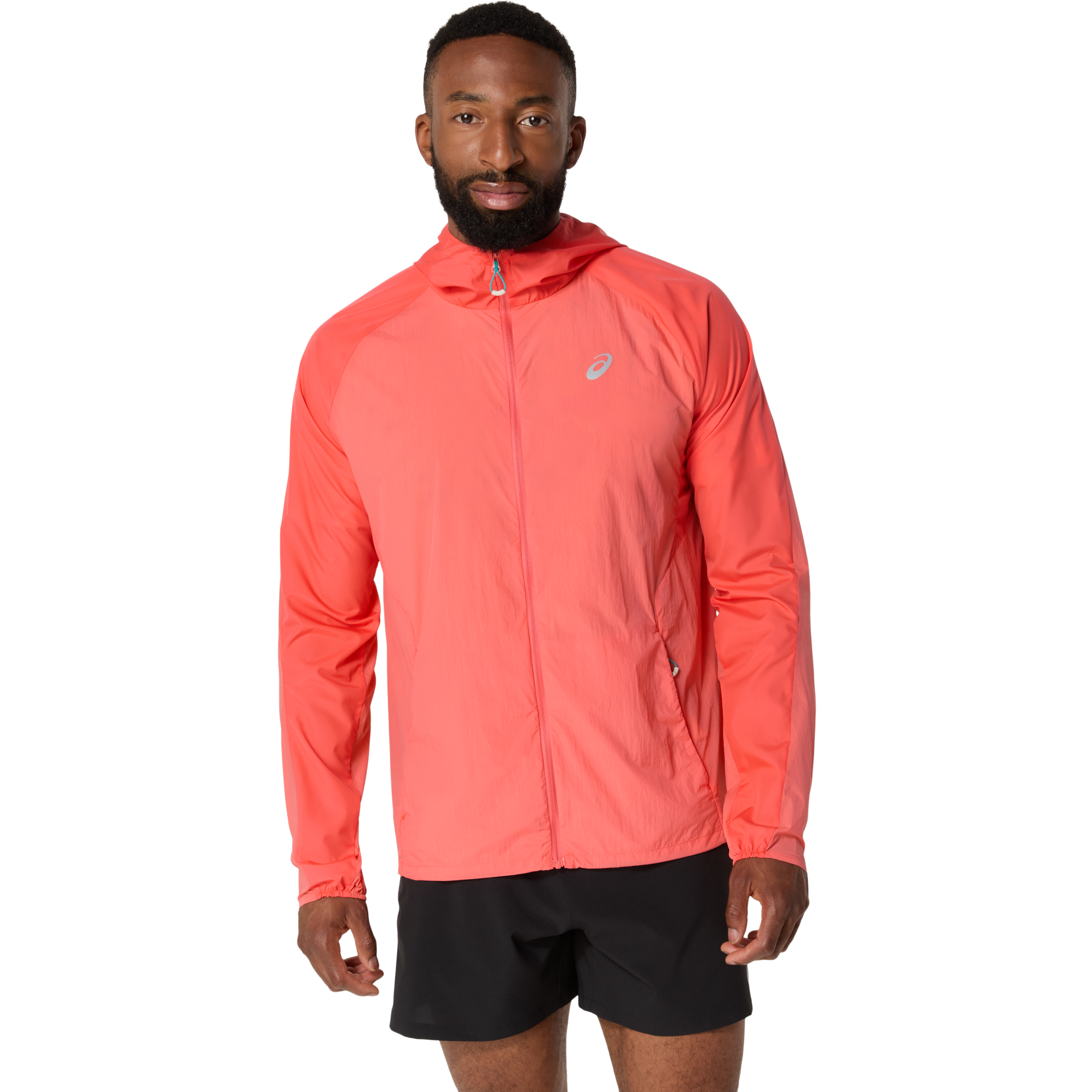 Asics Regenjacke »ROAD PACKABLE JACKET«, mit Kapuze