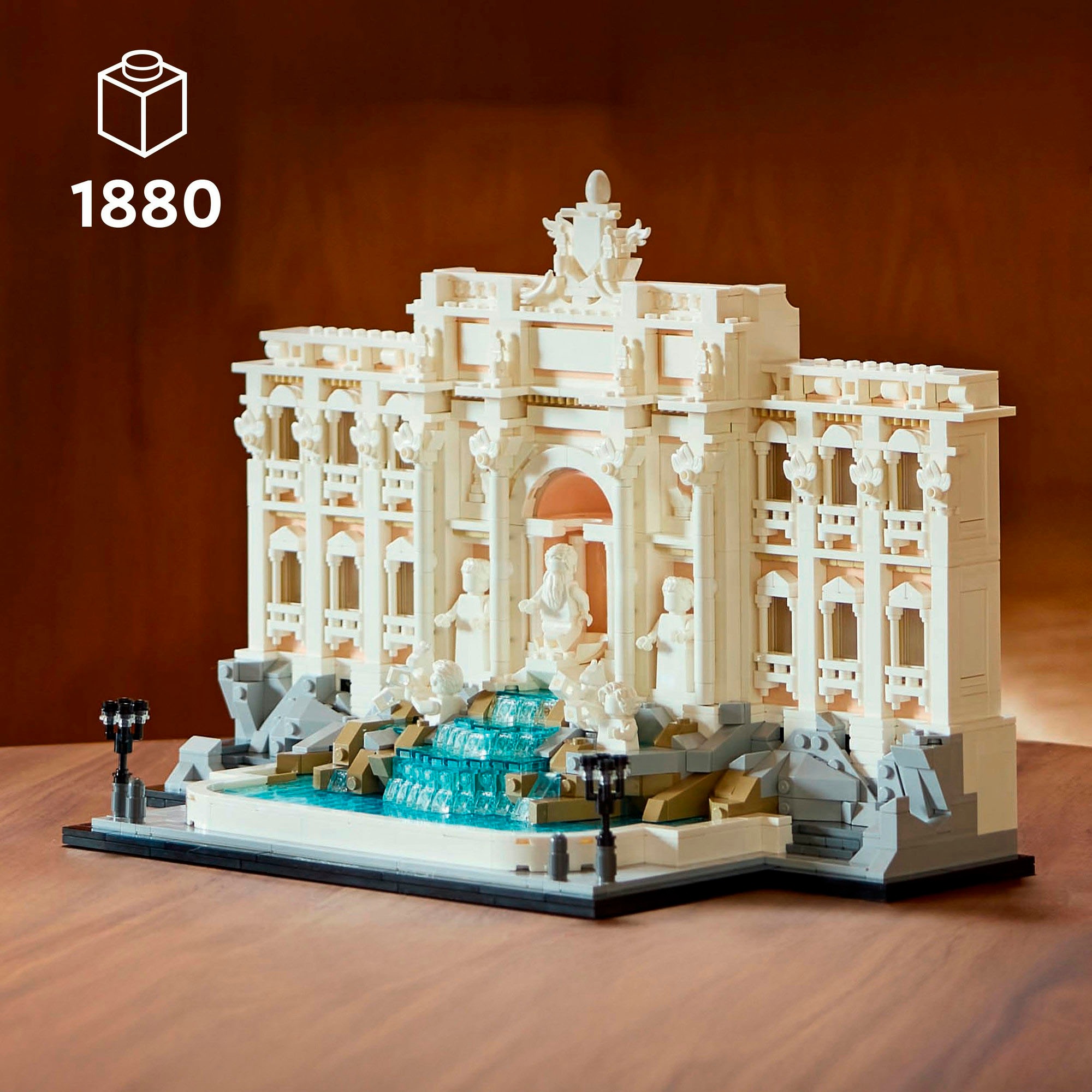 LEGO® Konstruktionsspielsteine »Trevi-Brunnen (21062), LEGO® Architecture«, (1880 St.), Made in Europe