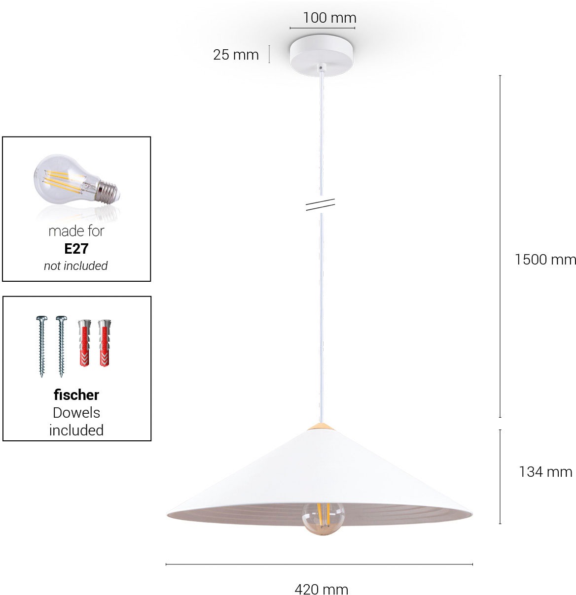 Paco Home Pendelleuchte »ROLLINA«, Pendelleuchte Esszimmer Küchenlampe Metall Industrial Design E27