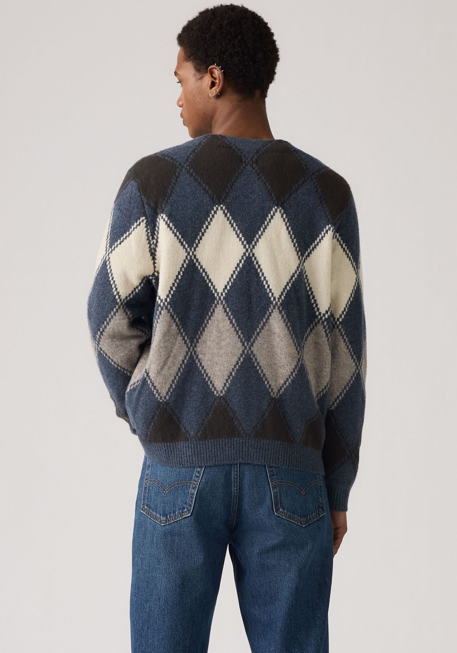 Levi's® Strickjacke, Legere Passform, pflegeleichter Materialmix