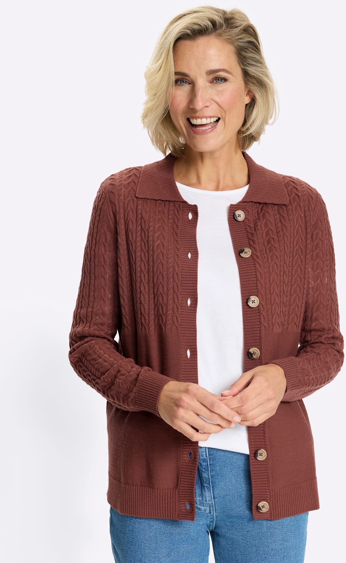 Classic Basics Strickjacke