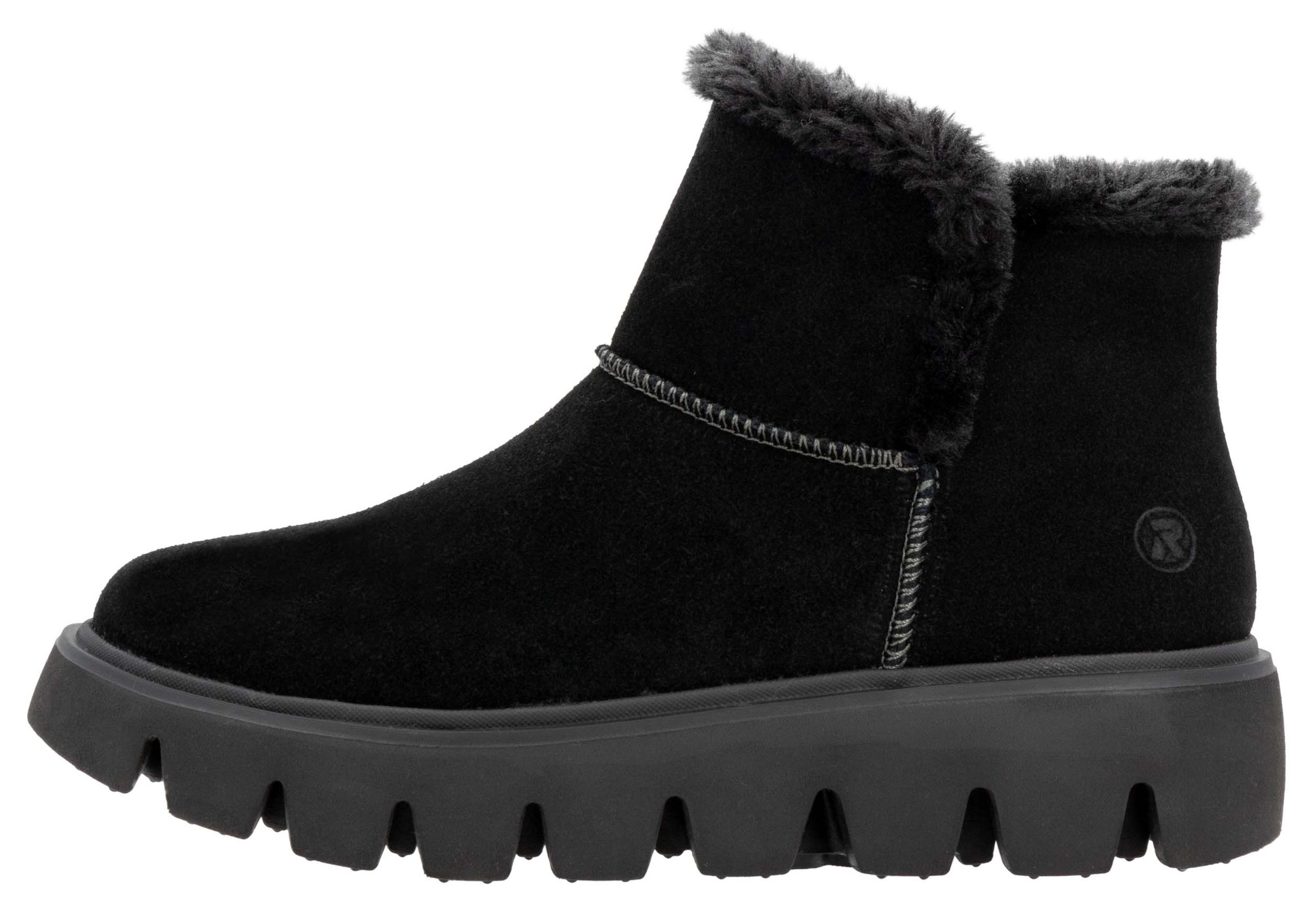 Rieker EVOLUTION Winterboots, Plateaustiefel, Schlupfschuh mit Innenreißverschluss