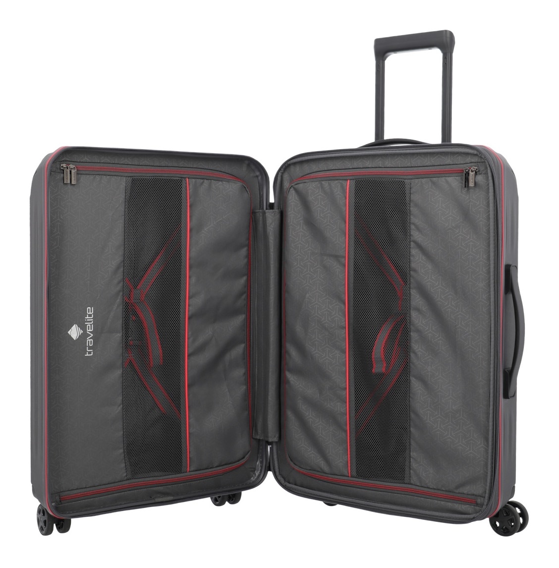 travelite Trolleyset »DYNAMIIC S/M/L, verschiedene Farben« Hartschalen-Koffer ABS Volumenerweiterung bei M/L