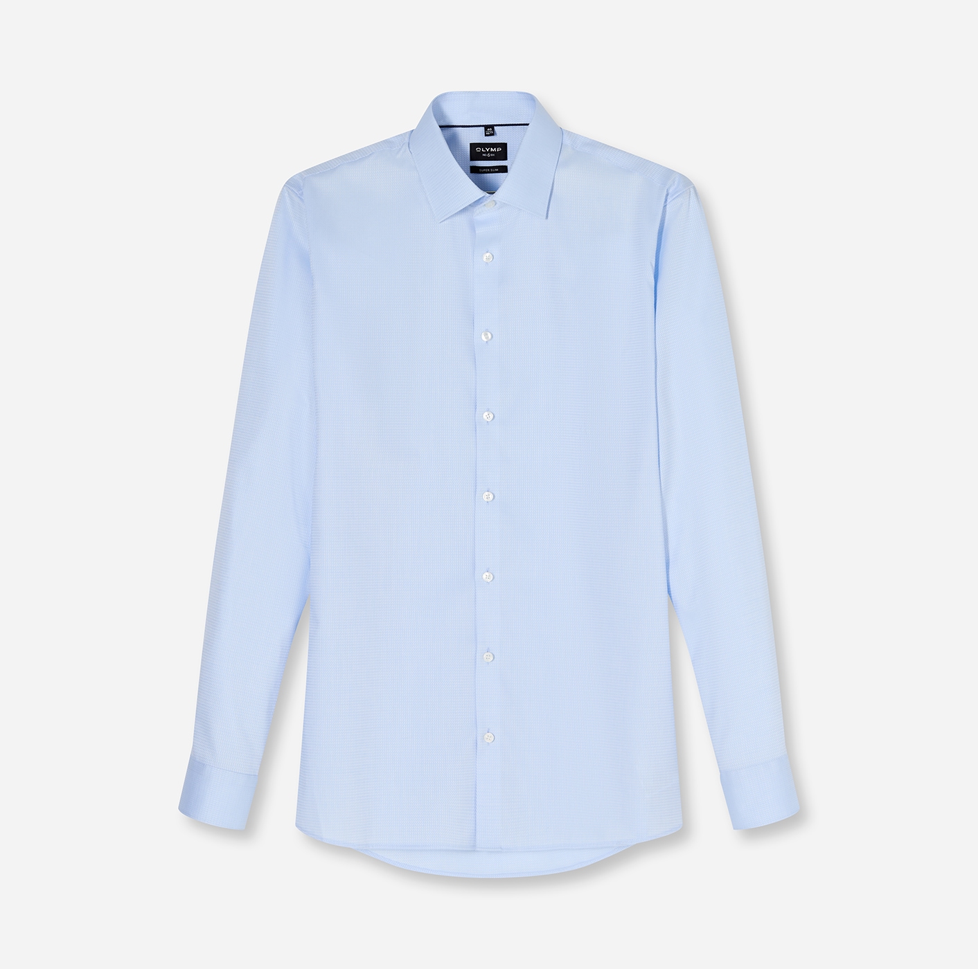 OLYMP Langarmhemd »No. Six« Businesshemd, Kentkragen, super slim fit