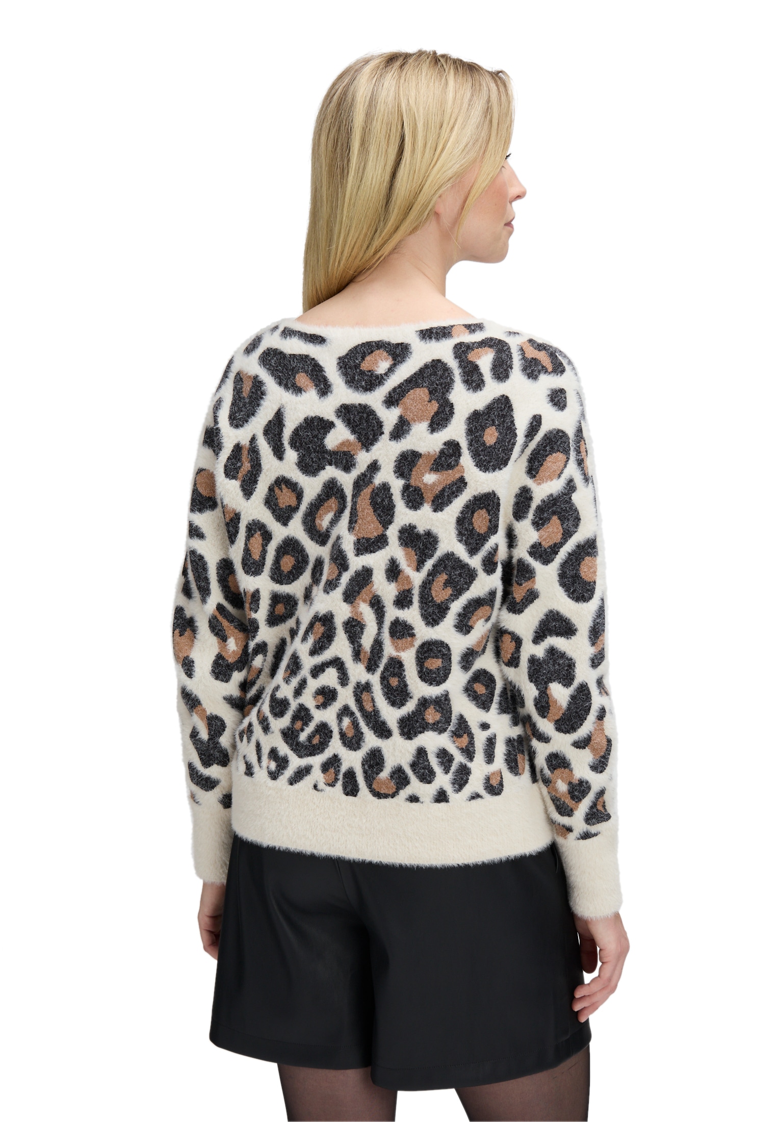 Betty&Co Strickpullover »Strickpullover mit U-Boot-Ausschnitt«