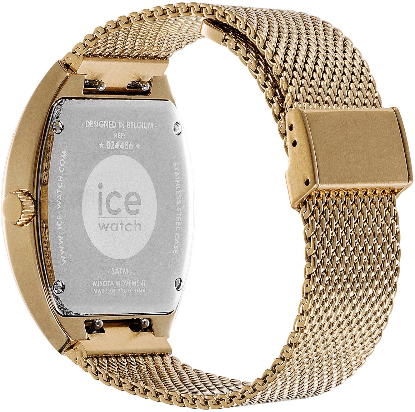 ice-watch Quarzuhr »ICE boliday - Dome - Metal - Small - 3H + Date« Armbanduhr, Damenuhr, Edelstahlarmband, Datum, analog